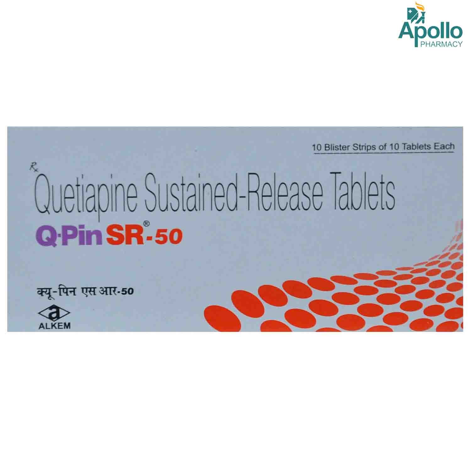 Qpin SR 50 Tablet 10's, Pack of 10 TABLETS Qpin SR 50 Tablet 10's, Pack of 10 TABLETS