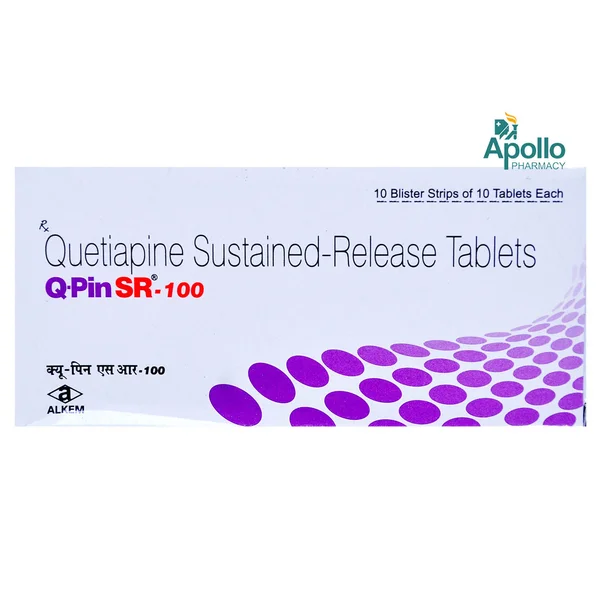 QPIN SR 100MG TABLET, Pack of 10 TABLETS