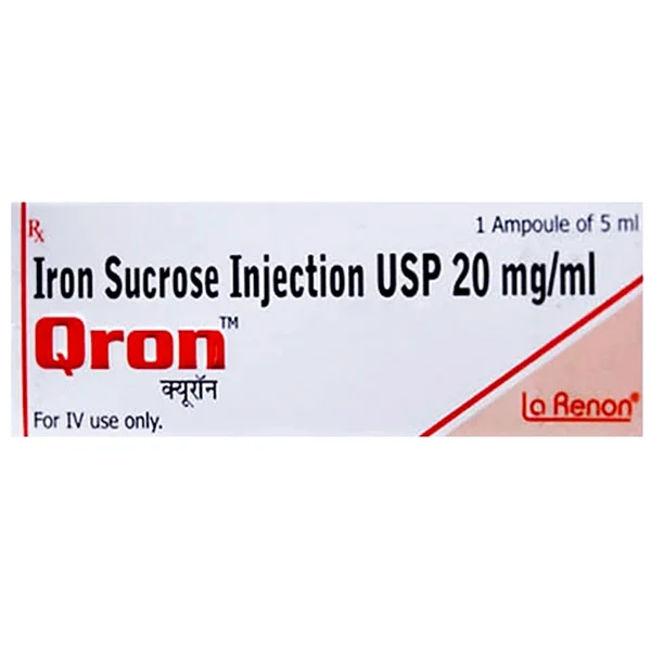 Qron 20 mg Injection 1's, Pack of 1 INJECTION