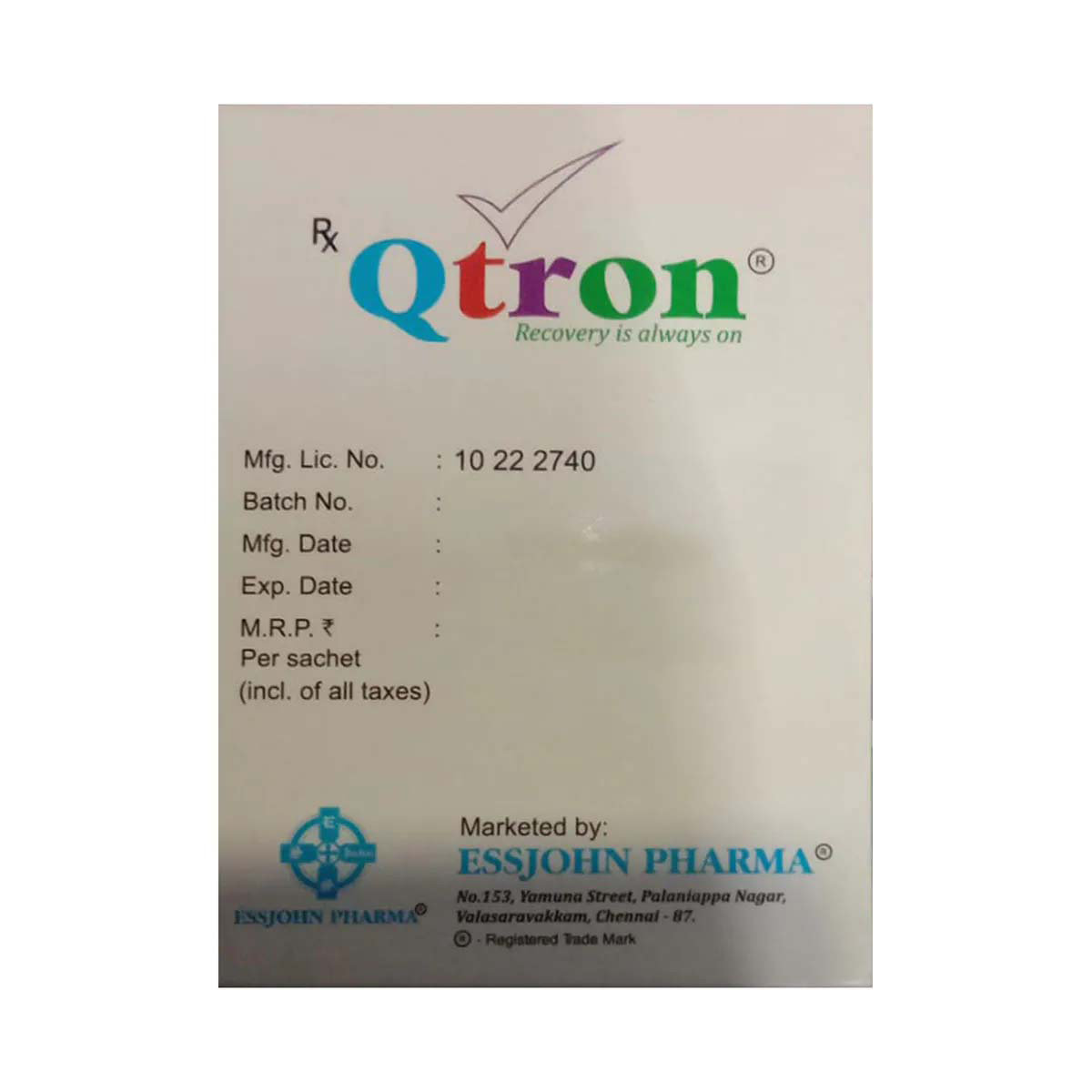 Qtron Powder 15 gm, Pack of 1 Qtron Powder 15 gm, Pack of 1