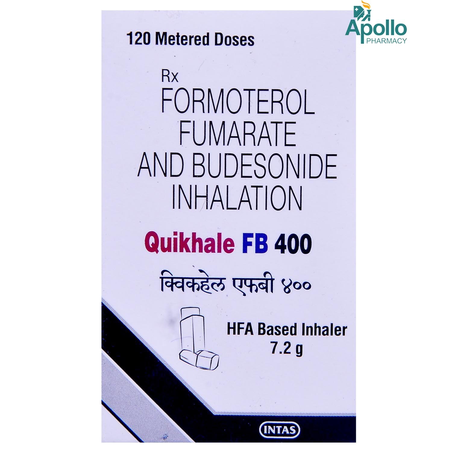 Quikhale FB 400 mcg Inhalar 120 mdi, Pack of 1 INHALER Quikhale FB 400 mcg Inhalar 120 mdi, Pack of 1 INHALER