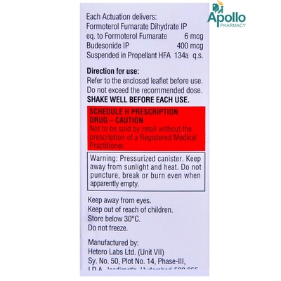 Quikhale FB 400 mcg Inhalar 120 mdi, Pack of 1 INHALER