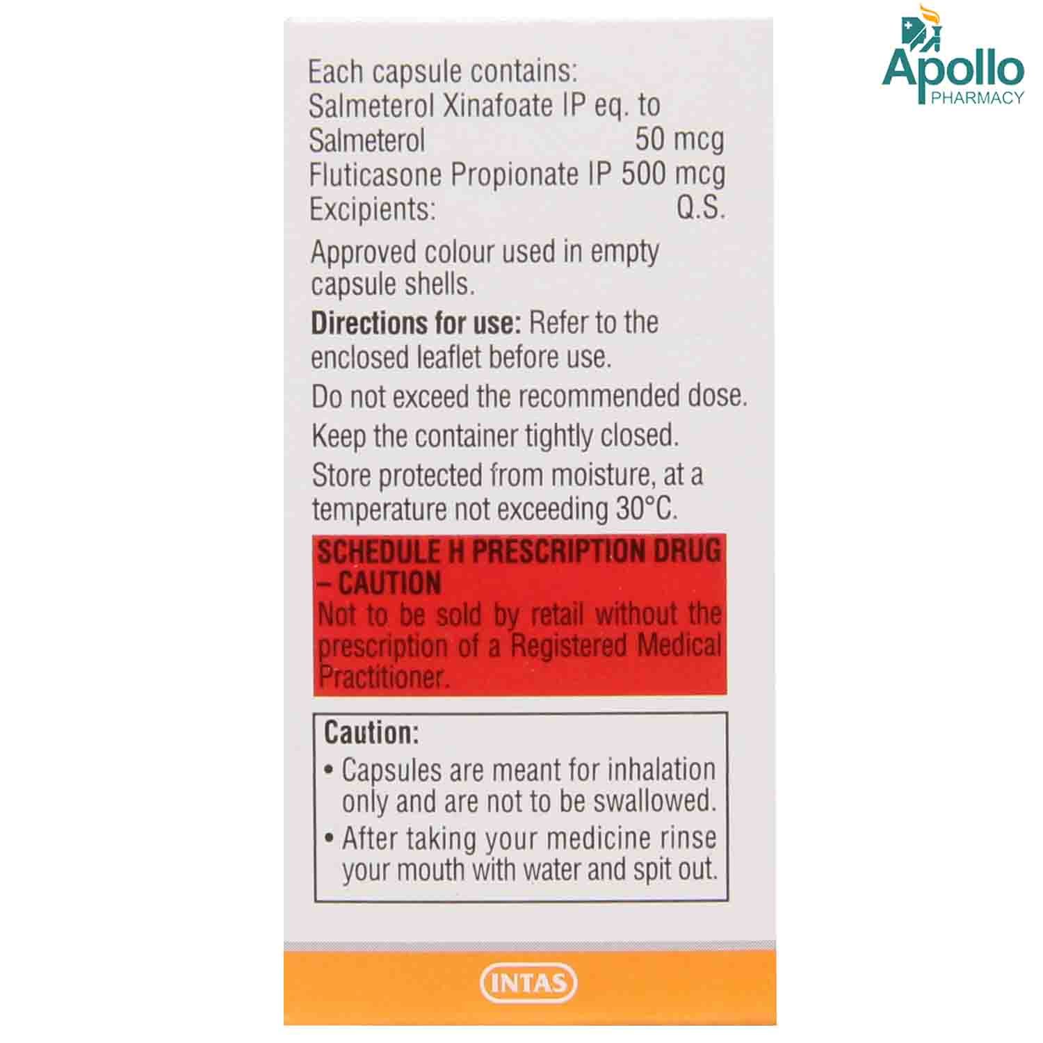 Quikhale SF 500mcg Rotacaps 30's, Pack of 1 Quikhale SF 500mcg Rotacaps 30's, Pack of 1