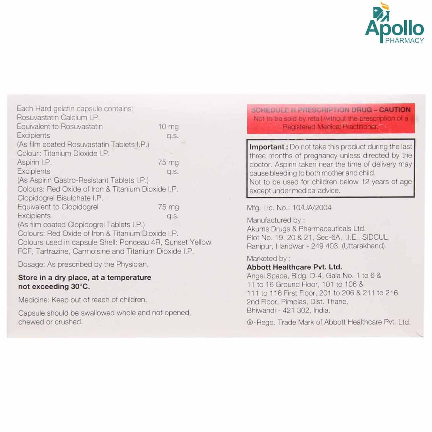 R2 Trio 10mg Capsule 10's, Pack of 10 CAPSULES R2 Trio 10mg Capsule 10's, Pack of 10 CAPSULES