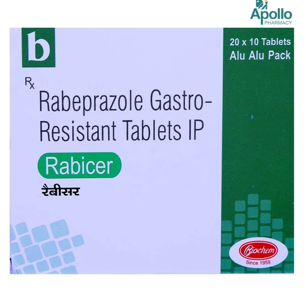 Rabicer Tablet 10's, Pack of 10 TABLETS