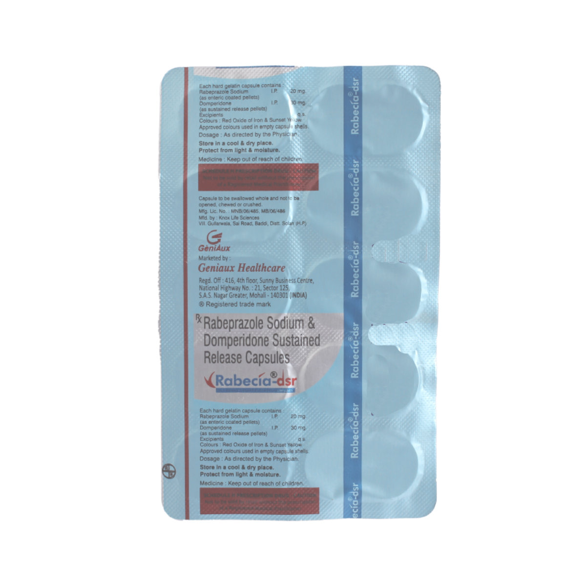 Rabecia DSR Tablet 10's, Pack of 10 Rabecia DSR Tablet 10's, Pack of 10