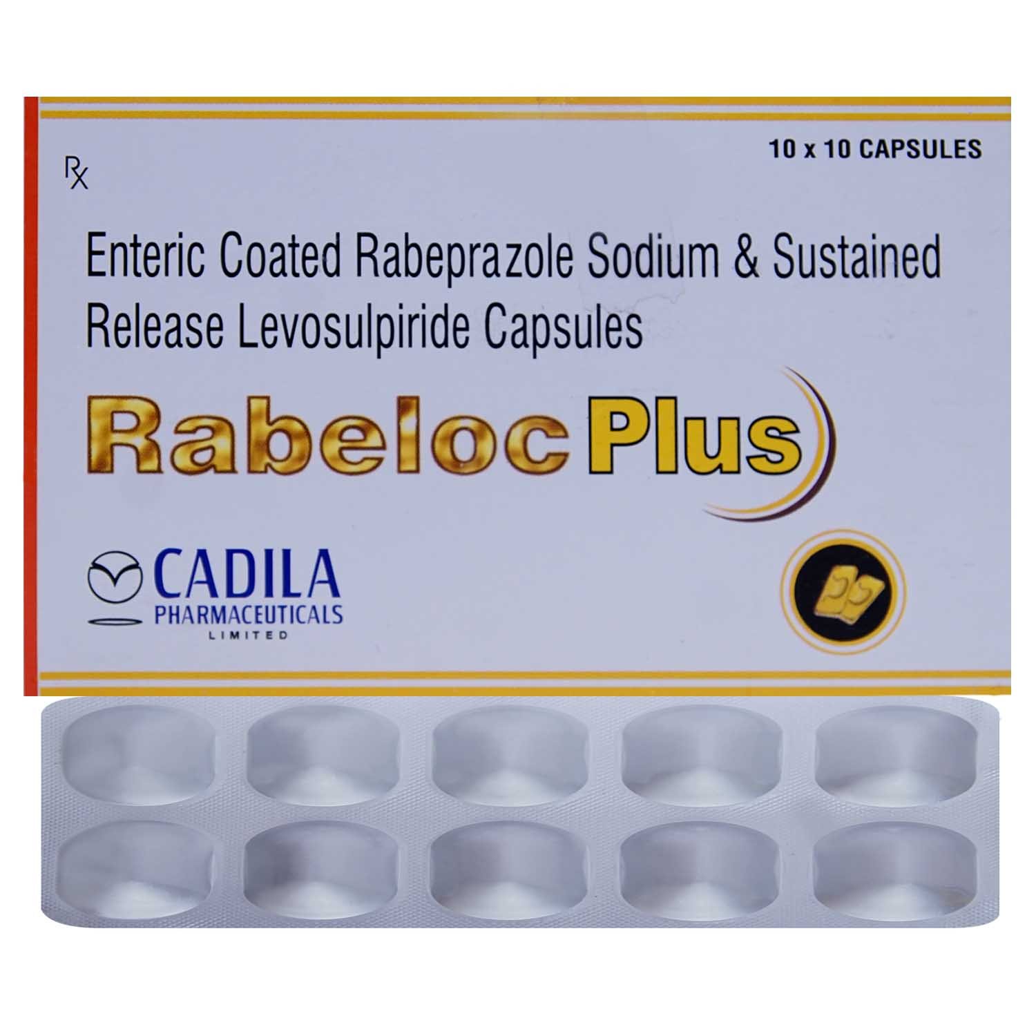 Rabeloc Plus Capsule 10's, Pack of 10 Rabeloc Plus Capsule 10's, Pack of 10