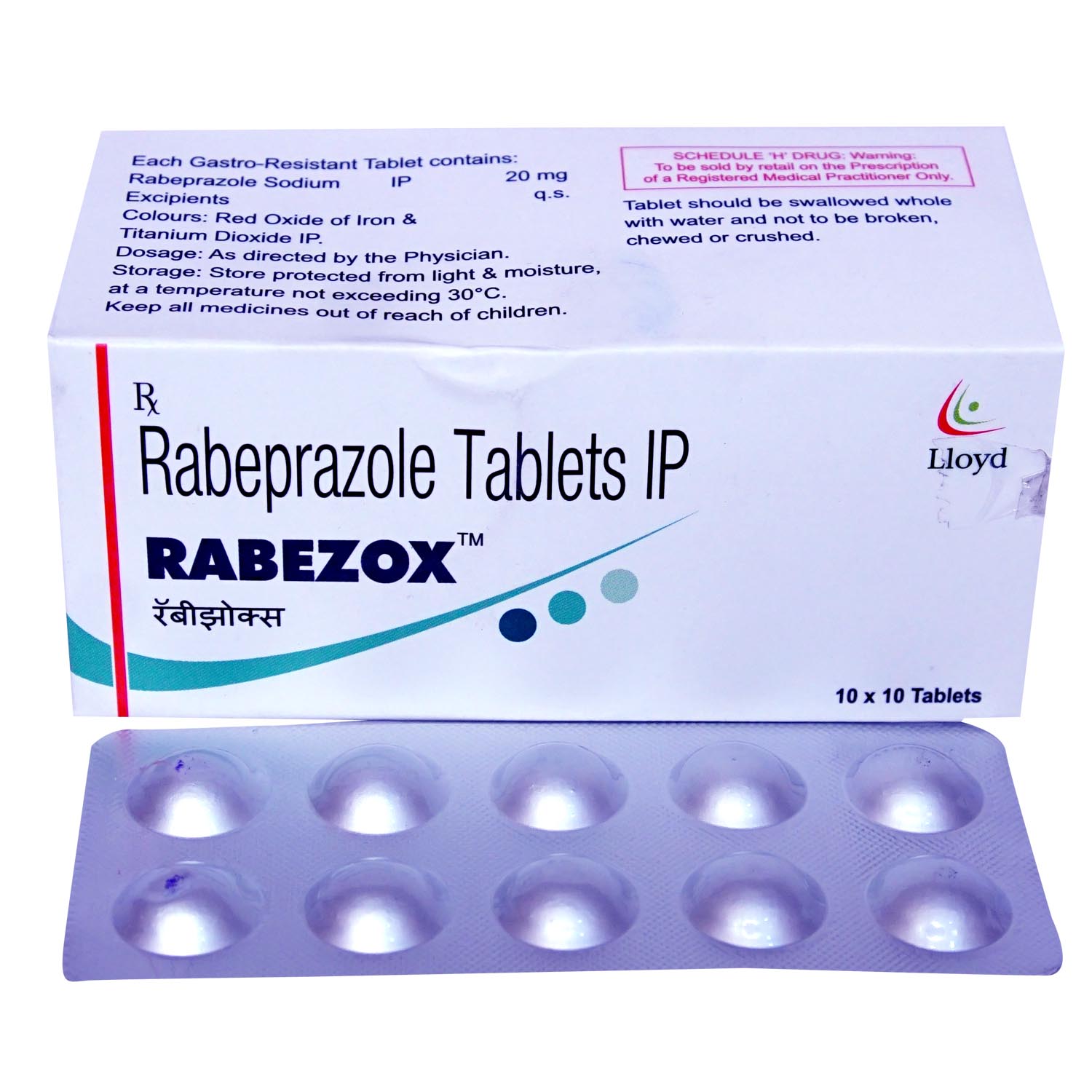 Rabezox 20 mg Tablet 10's, Pack of 10 TabletS Rabezox 20 mg Tablet 10's, Pack of 10 TabletS