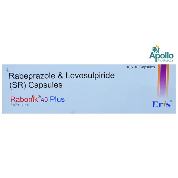 Rabonik 40 Plus Capsule 10's, Pack of 10
