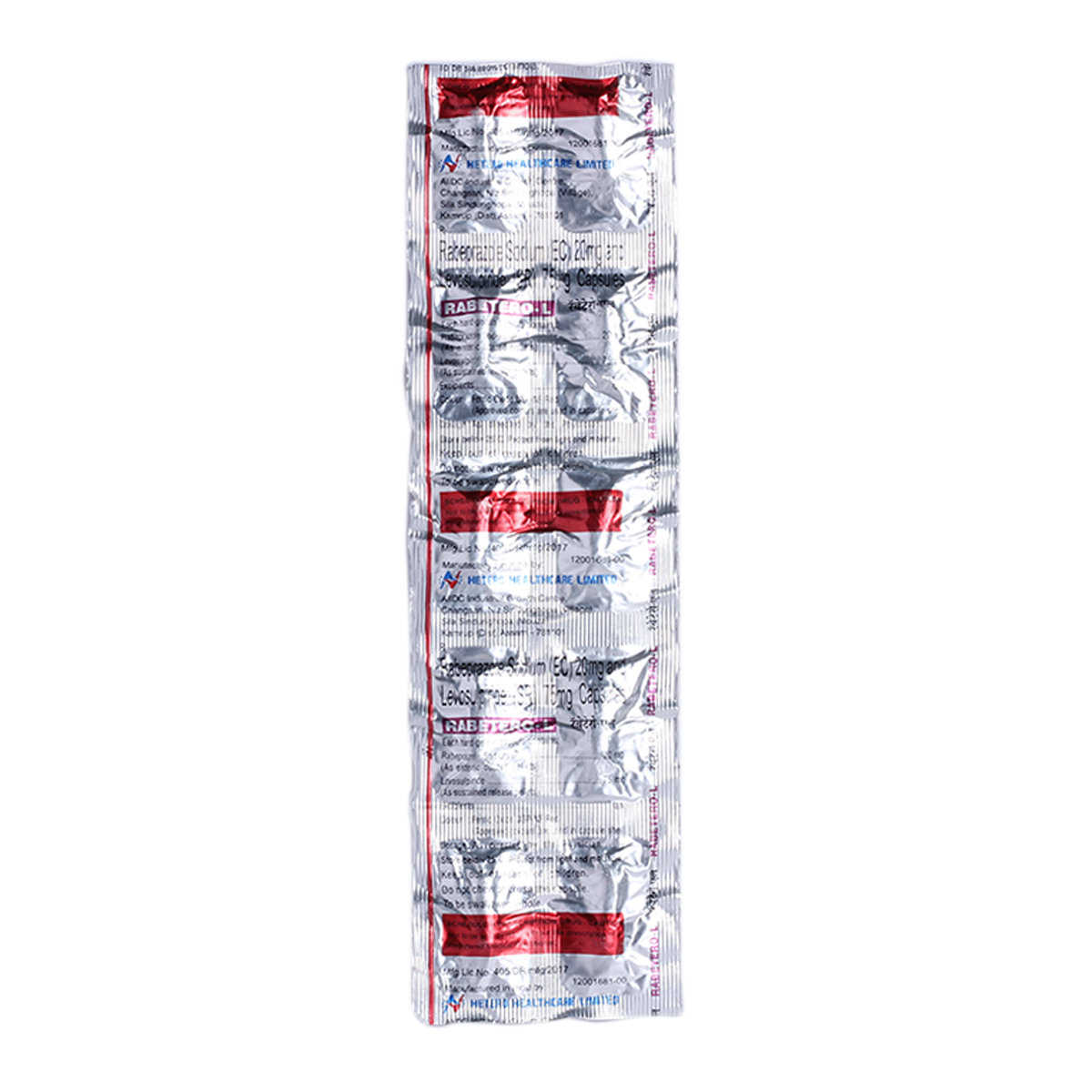 Rabetero-L Capsule 10's, Pack of 10 Rabetero-L Capsule 10's, Pack of 10