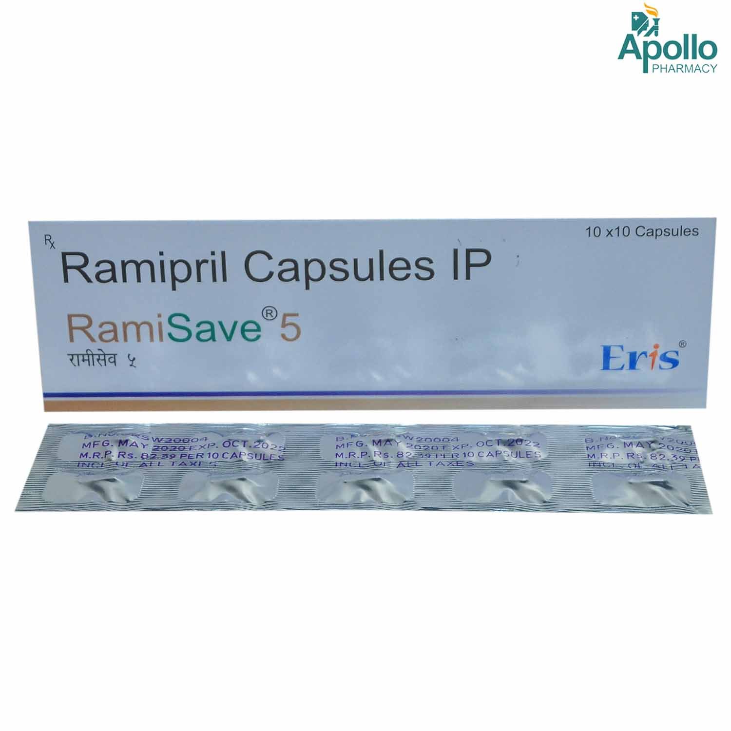 Ramisave 5 Capsule 10's, Pack of 10 CAPSULES Ramisave 5 Capsule 10's, Pack of 10 CAPSULES