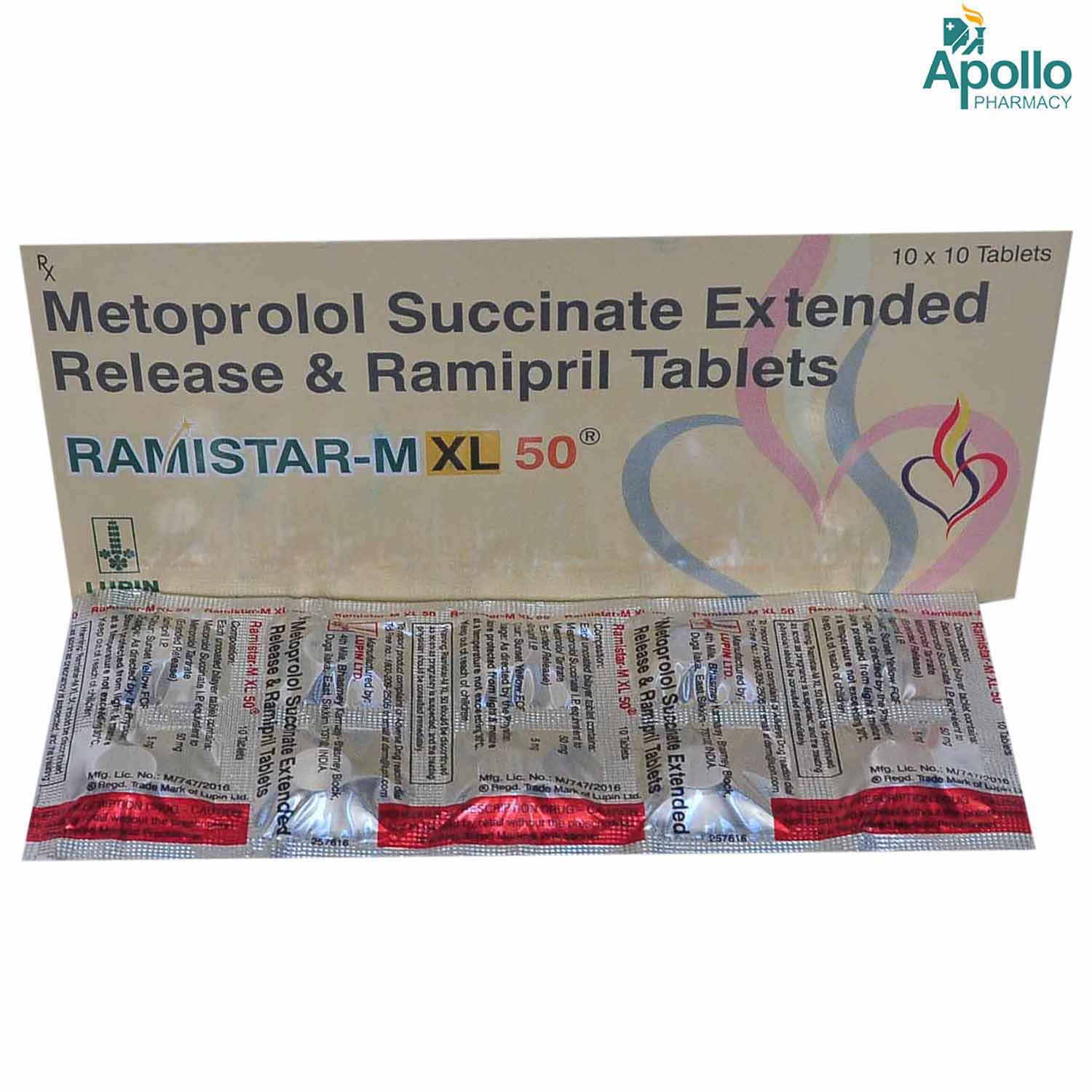 Ramistar-M XL 50 Tablet 10's, Pack of 10 TABLETS Ramistar-M XL 50 Tablet 10's, Pack of 10 TABLETS