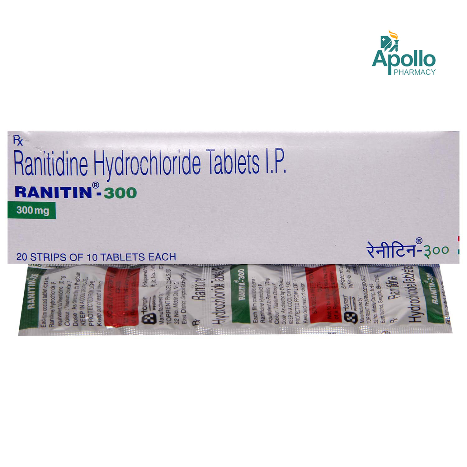 Ranitin 300 mg Tablet 10's, Pack of 10 TABLETS Ranitin 300 mg Tablet 10's, Pack of 10 TABLETS