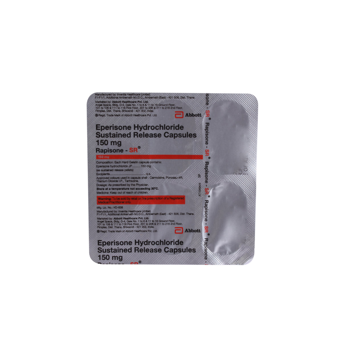 Rapisone-SR Capsule 5's, Pack of 5 CapsuleS Rapisone-SR Capsule 5's, Pack of 5 CapsuleS
