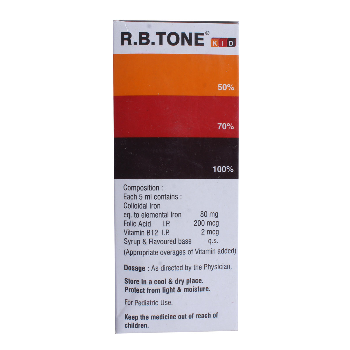 R.B Tone Kid Syrup 100 ml, Pack of 1 SYRUP R.B Tone Kid Syrup 100 ml, Pack of 1 SYRUP