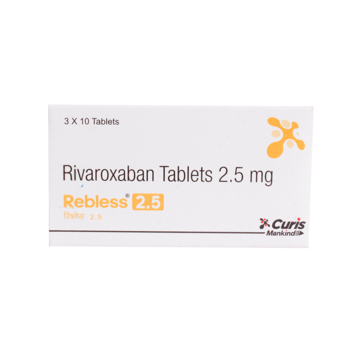 Rebless 2.5 Tablet 10's, Pack of 10 TABLETS Rebless 2.5 Tablet 10's, Pack of 10 TABLETS