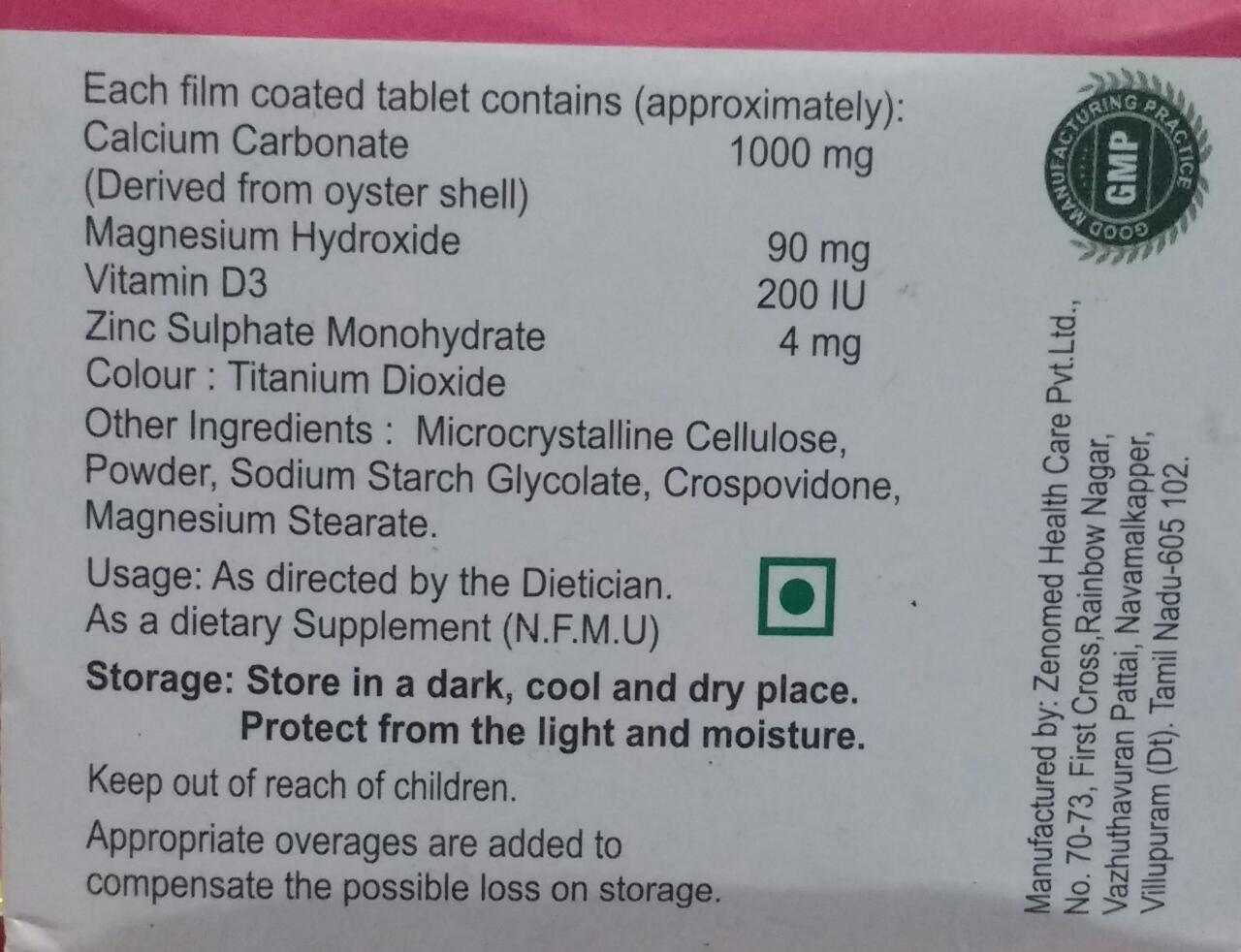 Recal D3 Tablet 10's, Pack of 10 TabletS Recal D3 Tablet 10's, Pack of 10 TabletS