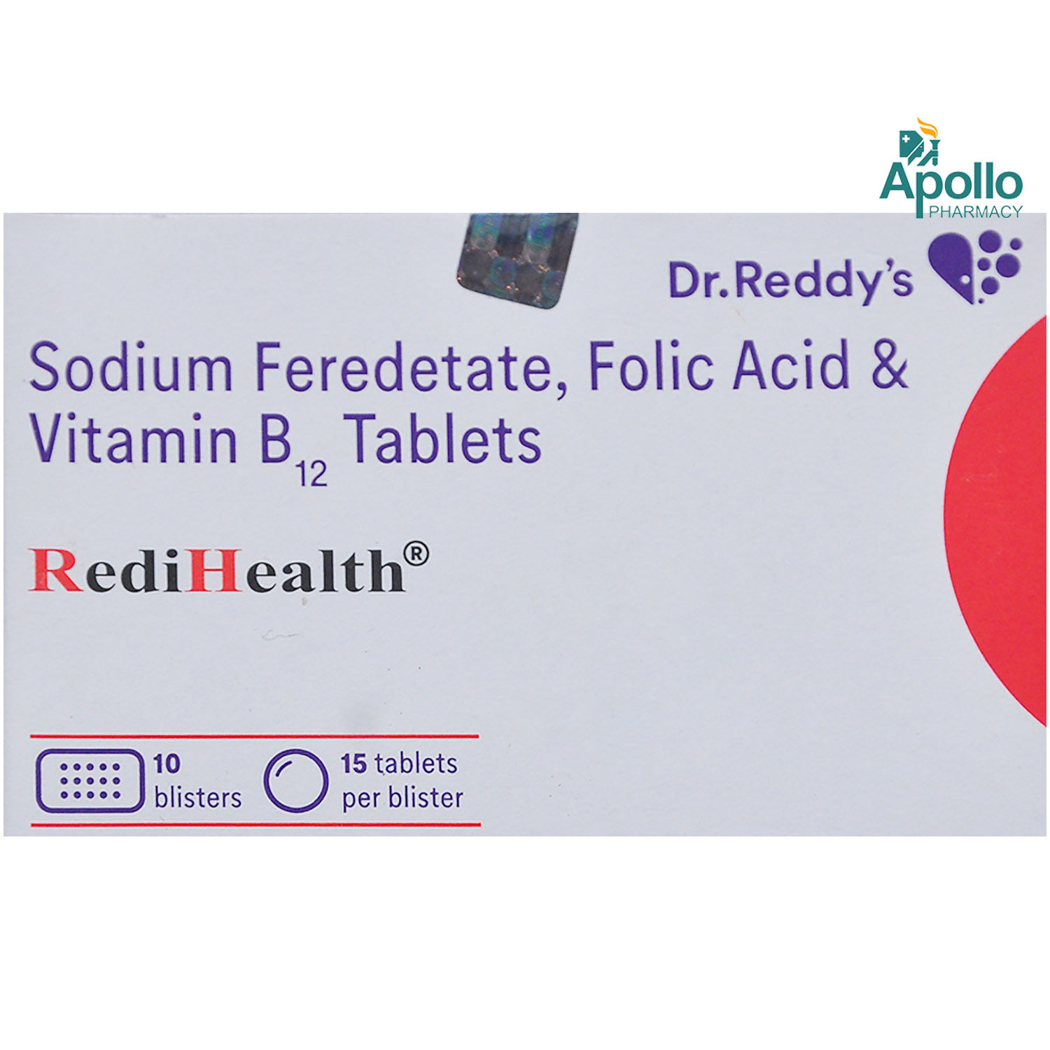 Buy Redihealth Tablet 15's Online