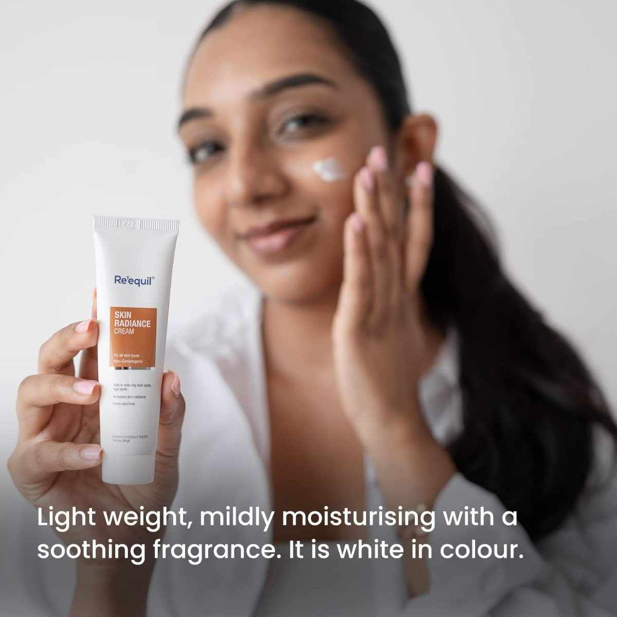 Re'equil Skin Radiance Cream 30 gm | Helps To Reduces Dark Spots & Age Spots | Increases Skin Radiance | Evens Skin Tone | Lightweight | For All Skin Types, Pack of 1 Re'equil Skin Radiance Cream 30 gm | Helps To Reduces Dark Spots & Age Spots | Increases Skin Radiance | Evens Skin Tone | Lightweight | For All Skin Types, Pack of 1