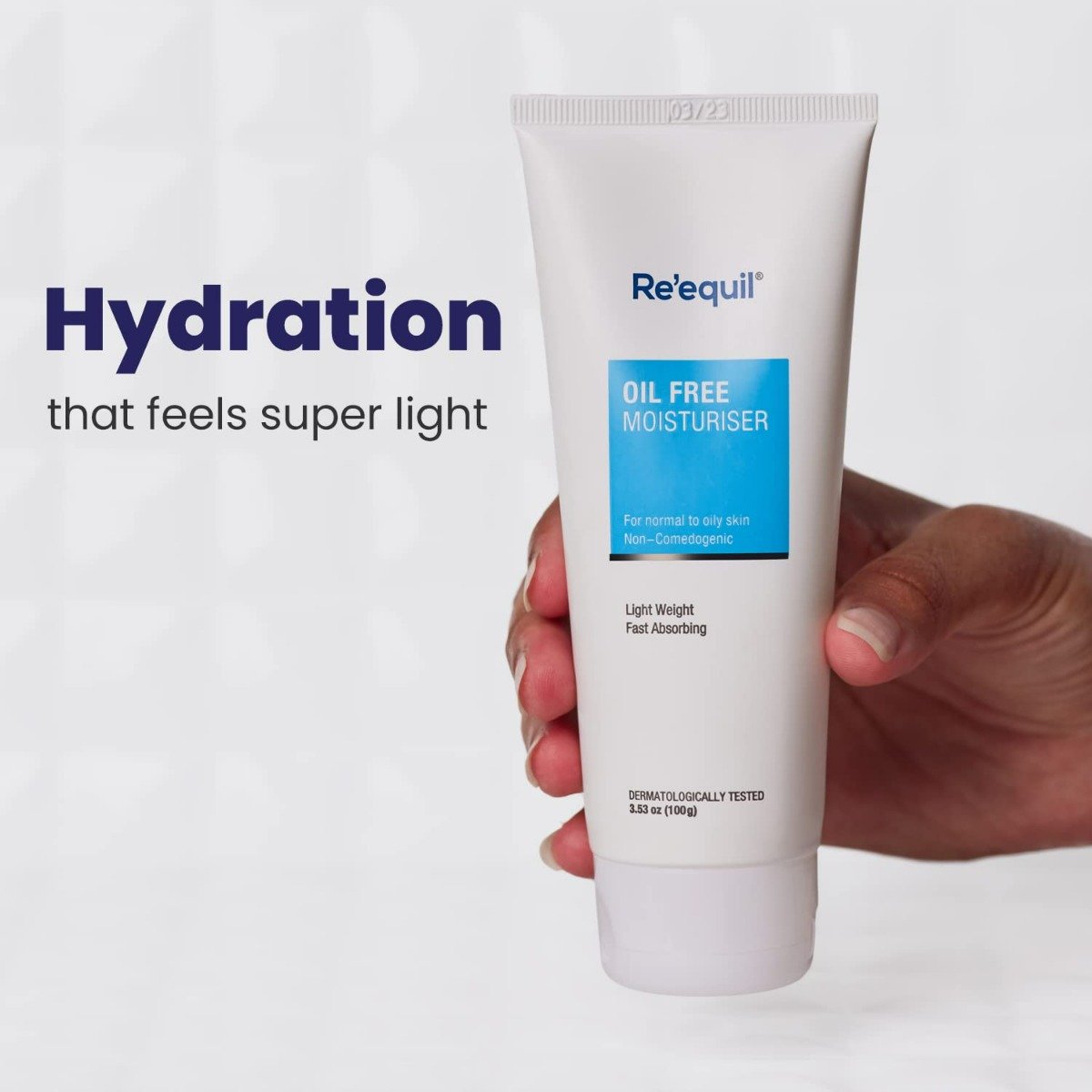 Re’equil Oil Free Moisturiser 100 gm | Hydrating Formula | Deep Nourishment & Moisturization| Lightweight | For Normal To Oily Skin, Pack of 1 Re’equil Oil Free Moisturiser 100 gm | Hydrating Formula | Deep Nourishment & Moisturization| Lightweight | For Normal To Oily Skin, Pack of 1