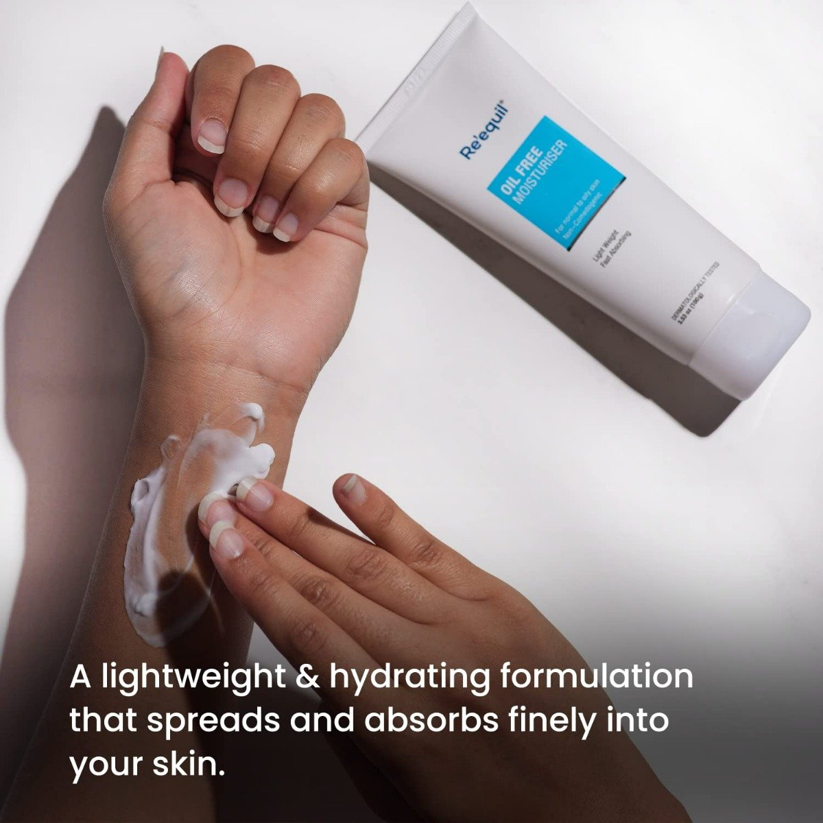Re’equil Oil Free Moisturiser 100 gm | Hydrating Formula | Deep Nourishment & Moisturization| Lightweight | For Normal To Oily Skin, Pack of 1 Re’equil Oil Free Moisturiser 100 gm | Hydrating Formula | Deep Nourishment & Moisturization| Lightweight | For Normal To Oily Skin, Pack of 1