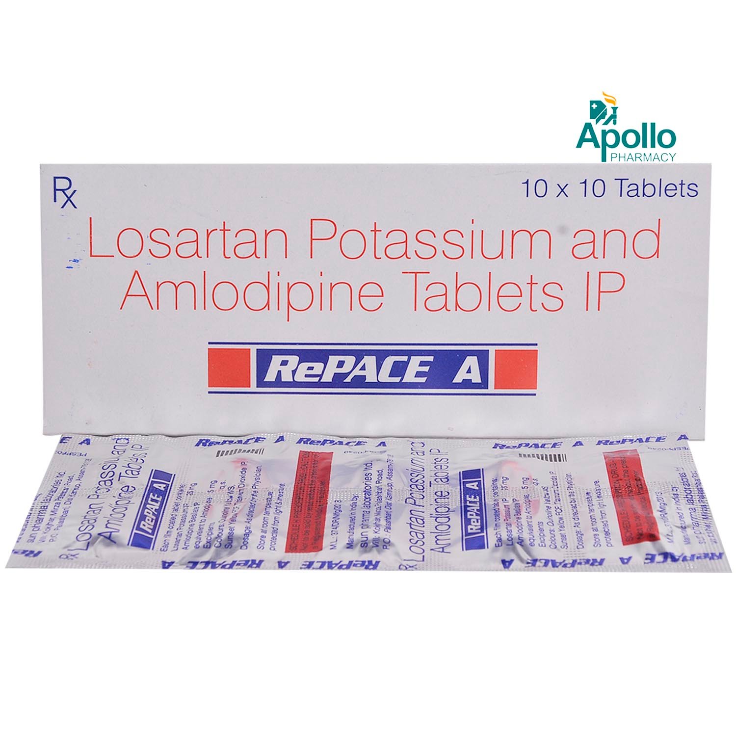 Repace A Tablet 10's, Pack of 10 TABLETS Repace A Tablet 10's, Pack of 10 TABLETS