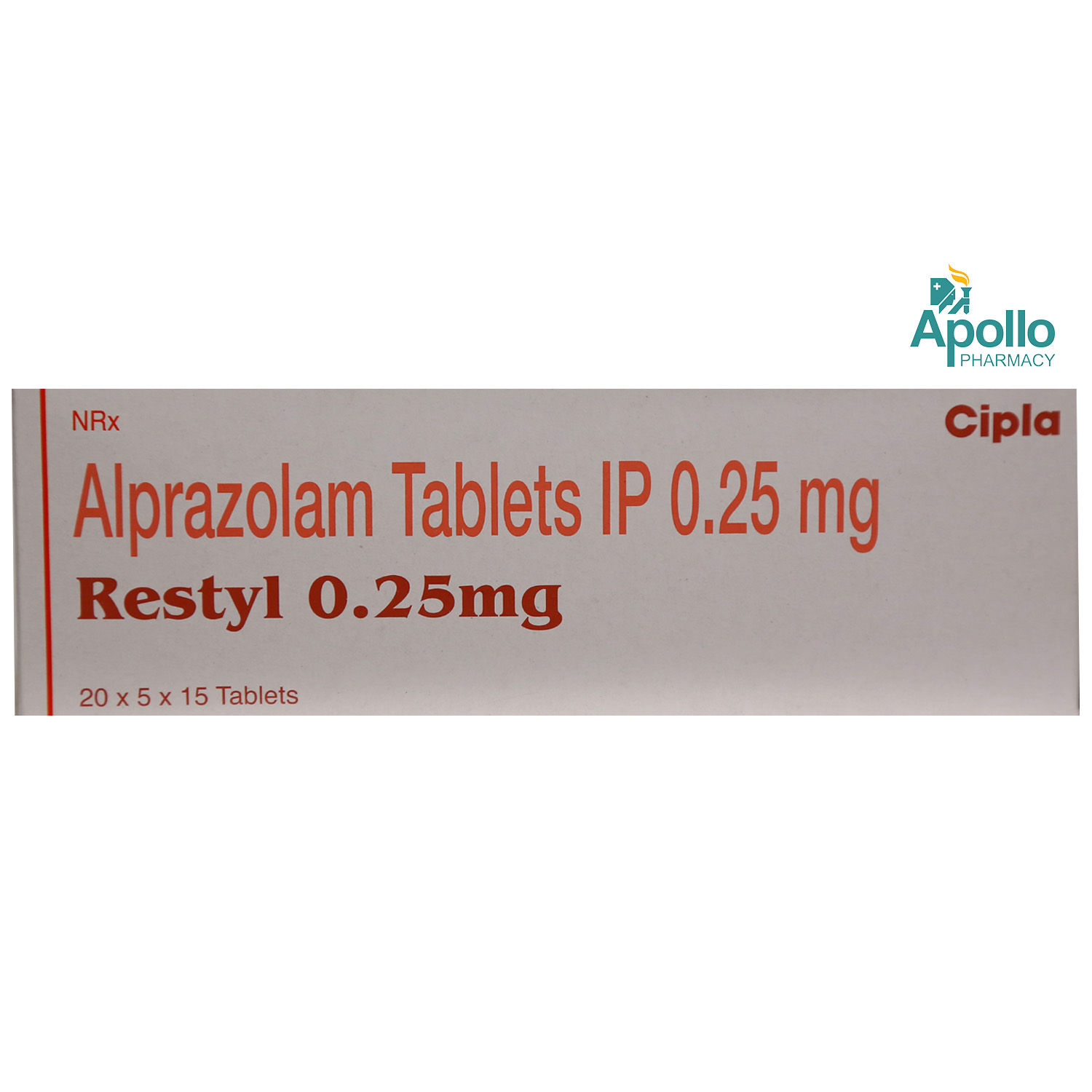 Buy Restyl 0.25 mg Tablet 15's Online