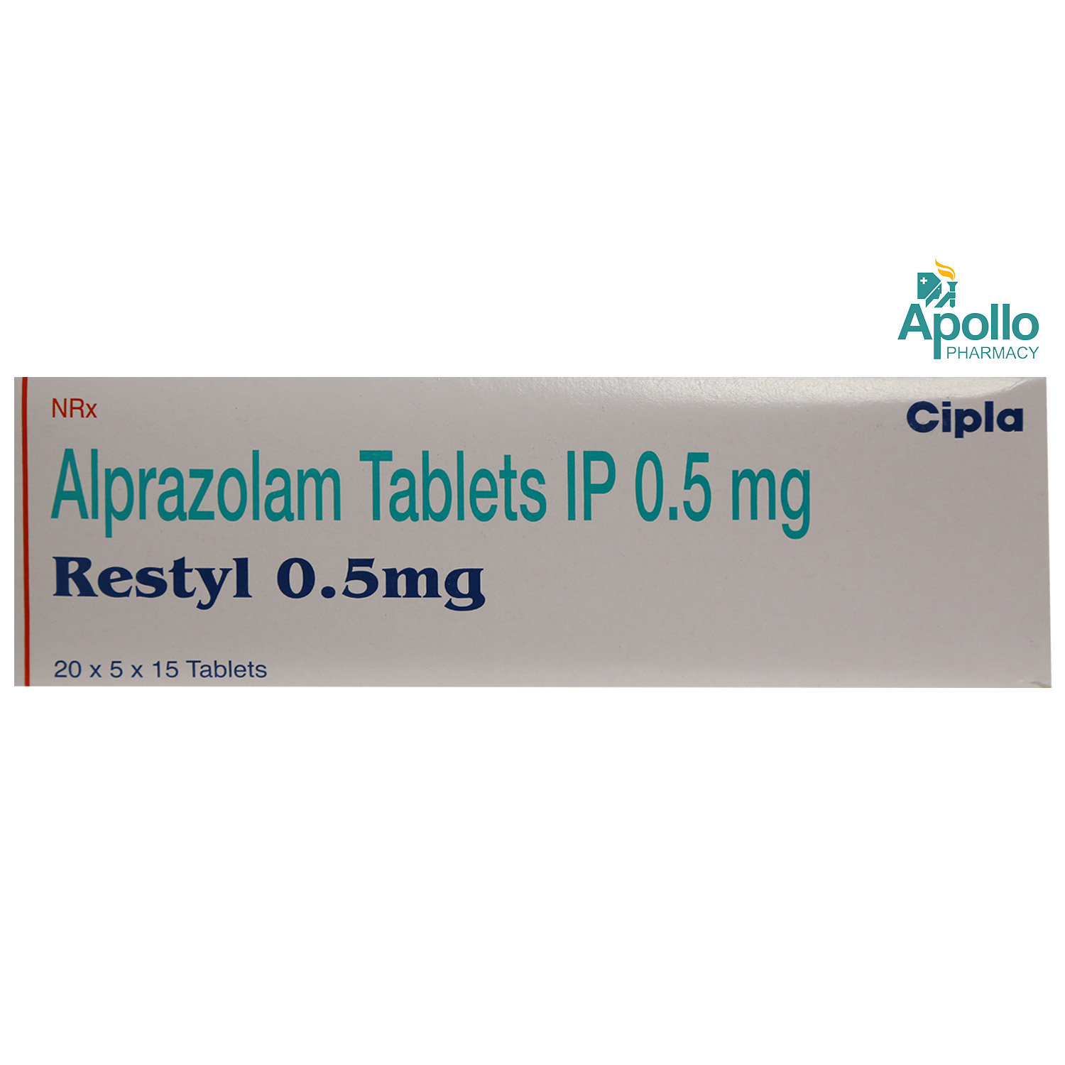 Restyl 0.5 mg Tablet 15's, Pack of 15 TABLETS Restyl 0.5 mg Tablet 15's, Pack of 15 TABLETS