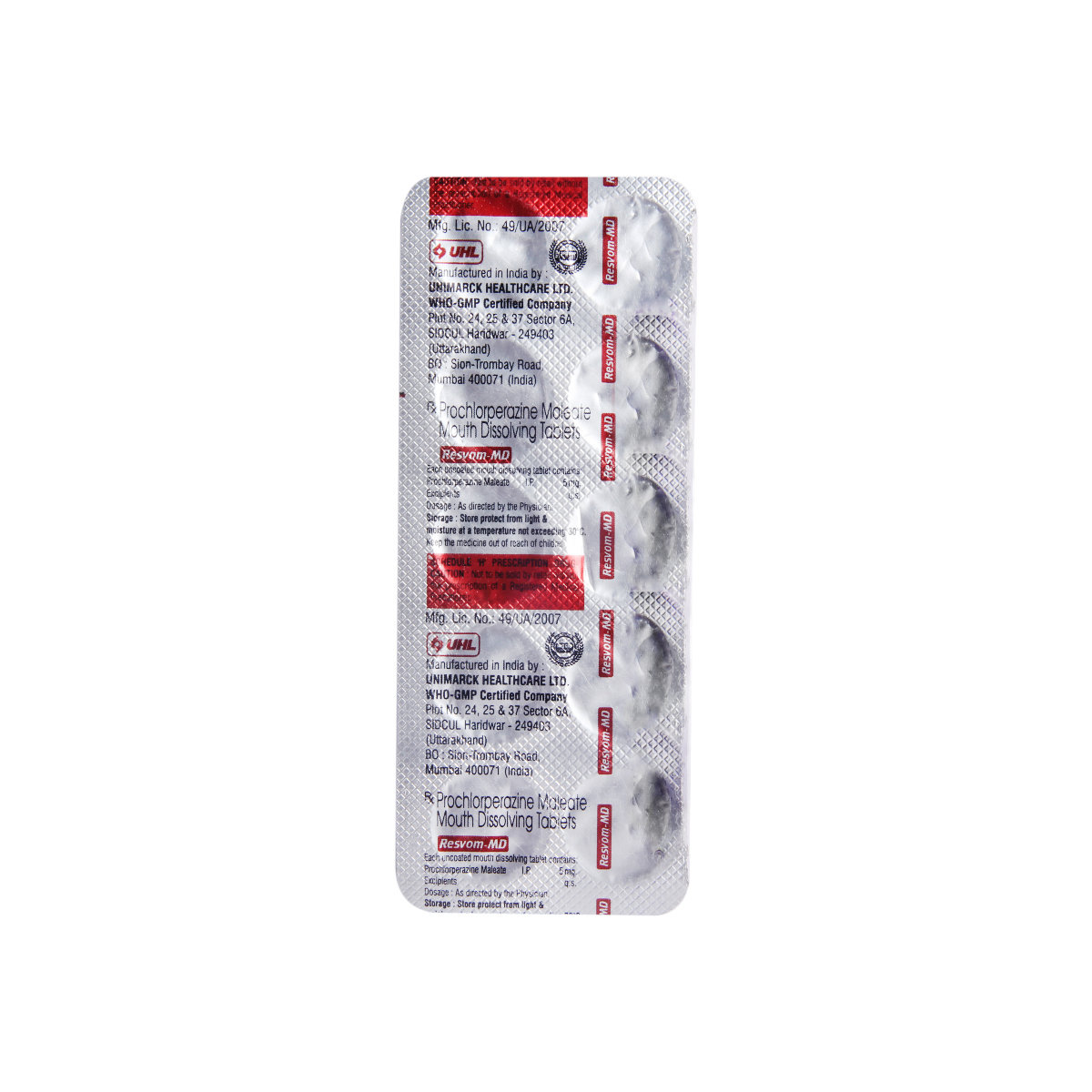 Resvom MD Tablet 10's, Pack of 10 TabletS Resvom MD Tablet 10's, Pack of 10 TabletS