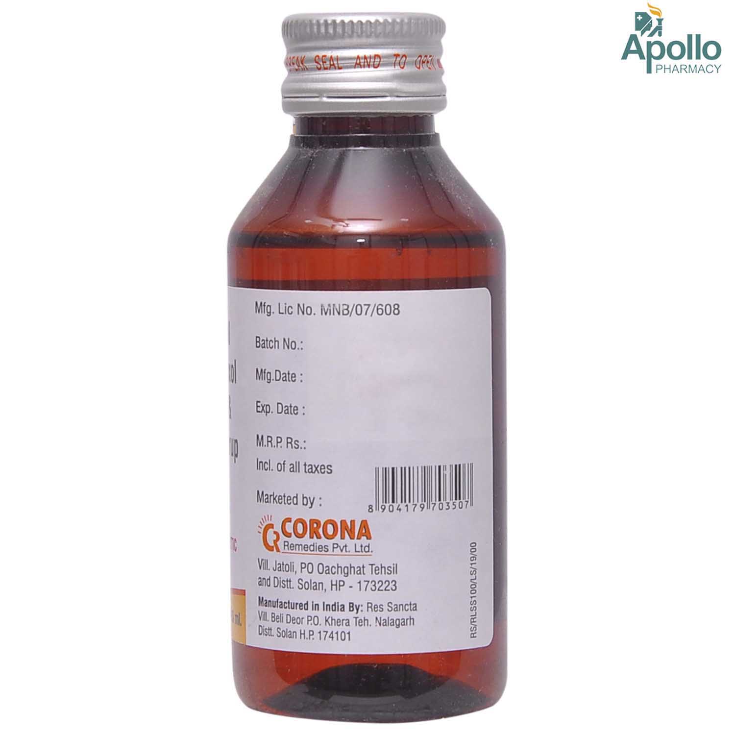 Respicure LS Syrup 100 ml, Pack of 1 SYRUP Respicure LS Syrup 100 ml, Pack of 1 SYRUP