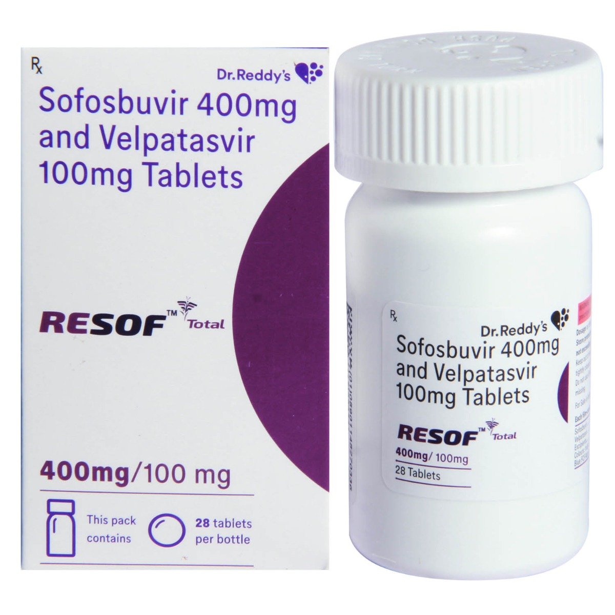 Resof Total 400 mg/100 mg Tablet 28's, Pack of 1 Tablet Resof Total 400 mg/100 mg Tablet 28's, Pack of 1 Tablet