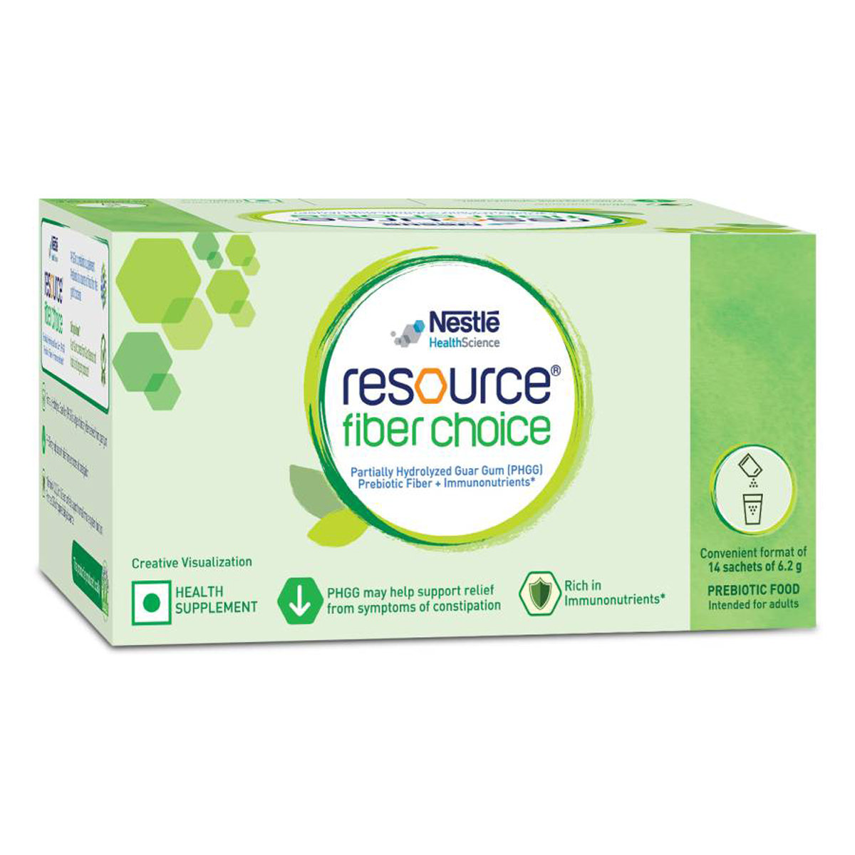 Nestle Resource Fiber Choice Powder, 86.8 gm (14 Sachets x 6.2 gm), Pack of 1 Nestle Resource Fiber Choice Powder, 86.8 gm (14 Sachets x 6.2 gm), Pack of 1