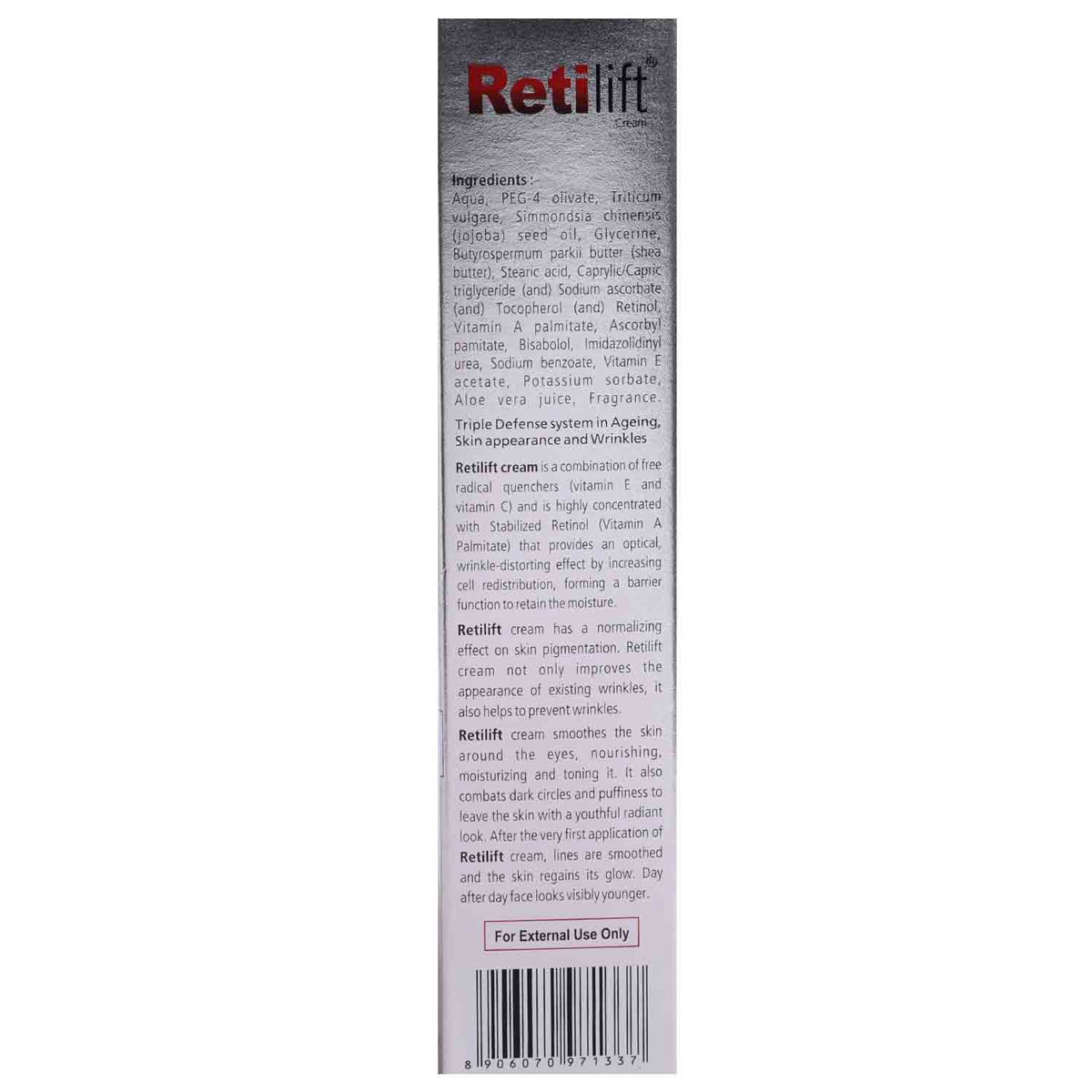 Retilift Cream 30 gm, Pack of 1 Retilift Cream 30 gm, Pack of 1
