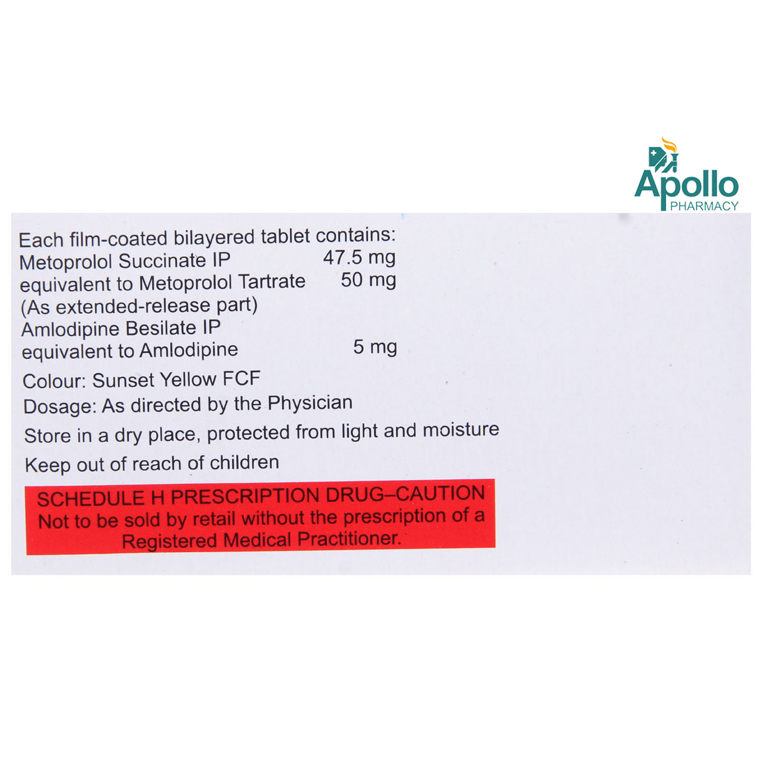 Revelol-AM 50 mg/5 mg Tablet 10's, Pack of 10 TABLETS Revelol-AM 50 mg/5 mg Tablet 10's, Pack of 10 TABLETS