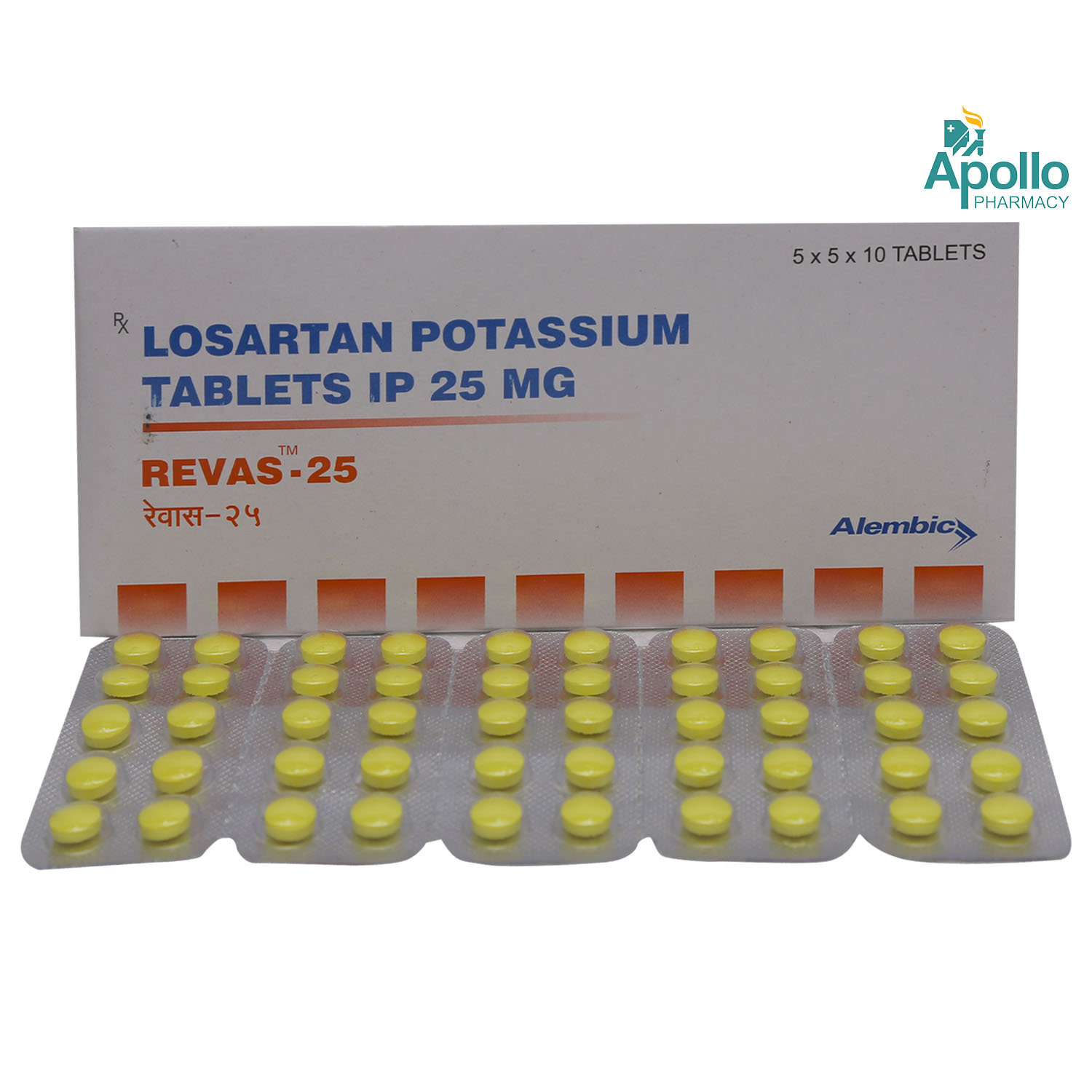 Revas-25 Tablet 10's, Pack of 10 TABLETS Revas-25 Tablet 10's, Pack of 10 TABLETS