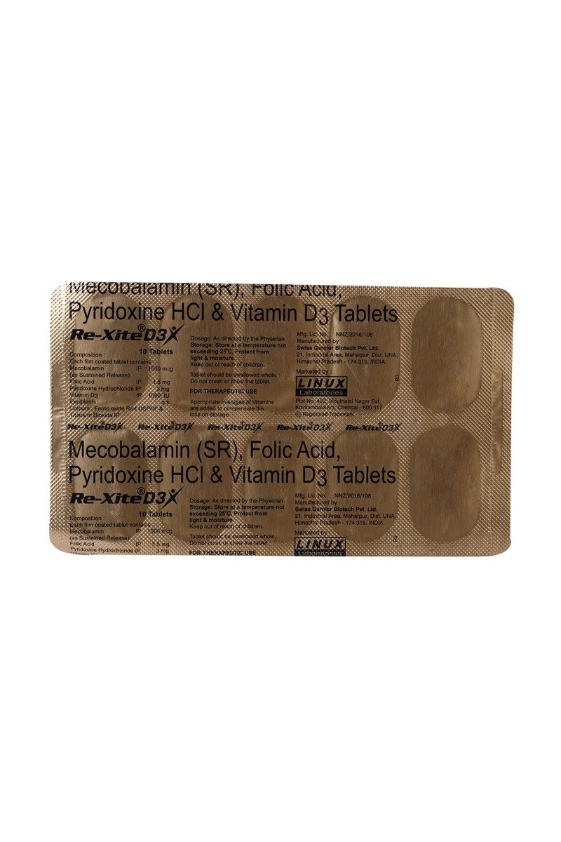 Re-Xite Tablet 10's, Pack of 10 TabletS Re-Xite Tablet 10's, Pack of 10 TabletS