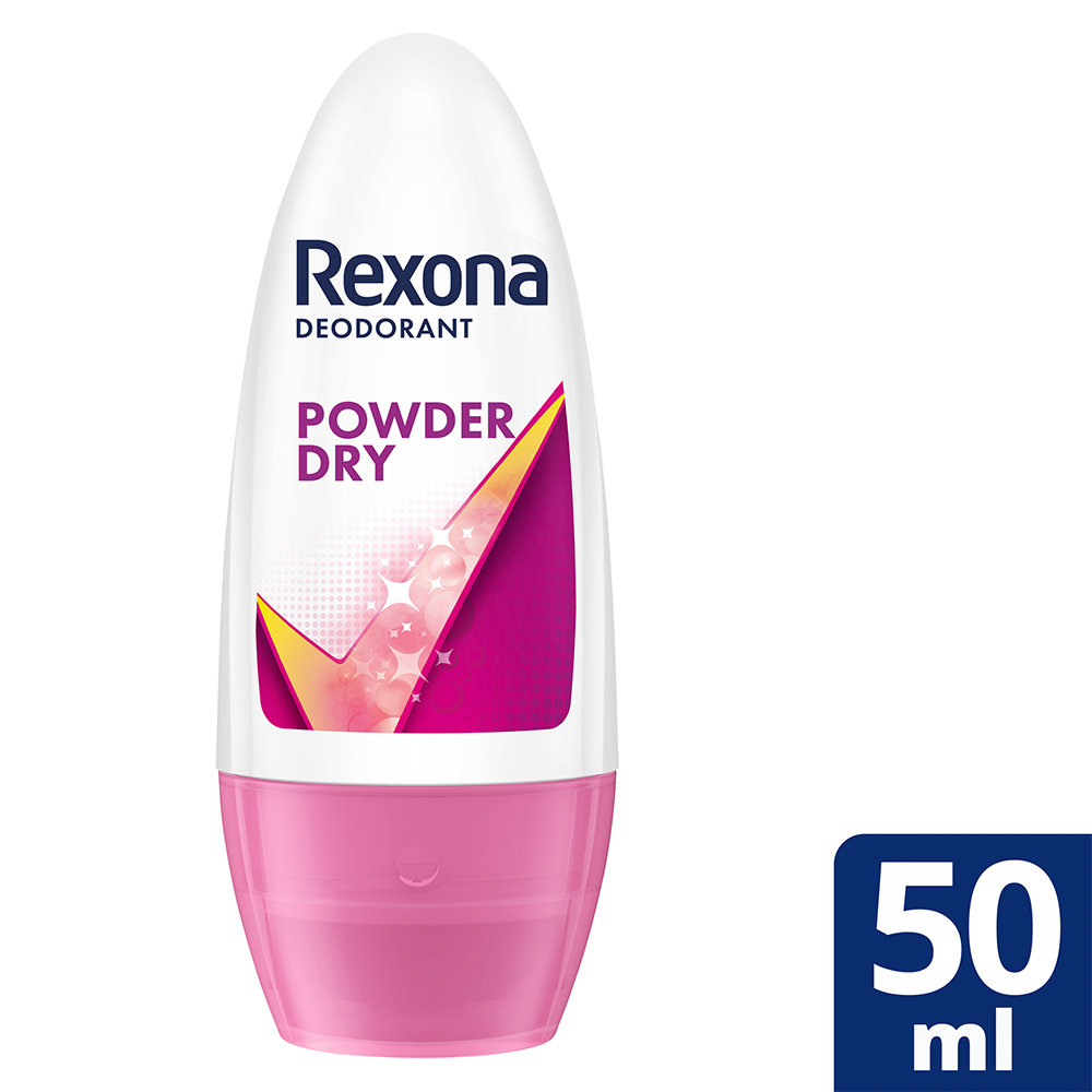Rexona Powder Dry Roll On for Women, 50 ml, Pack of 1 Rexona Powder Dry Roll On for Women, 50 ml, Pack of 1