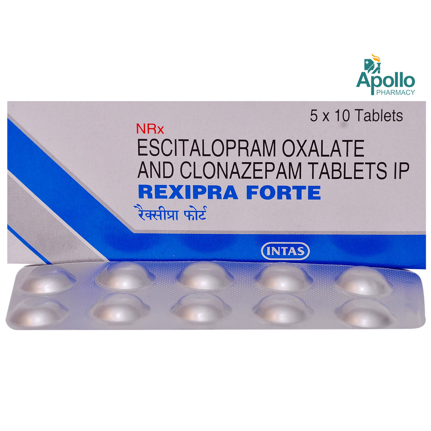 Rexipra Forte Tablet 10's, Pack of 10 TABLETS Rexipra Forte Tablet 10's, Pack of 10 TABLETS