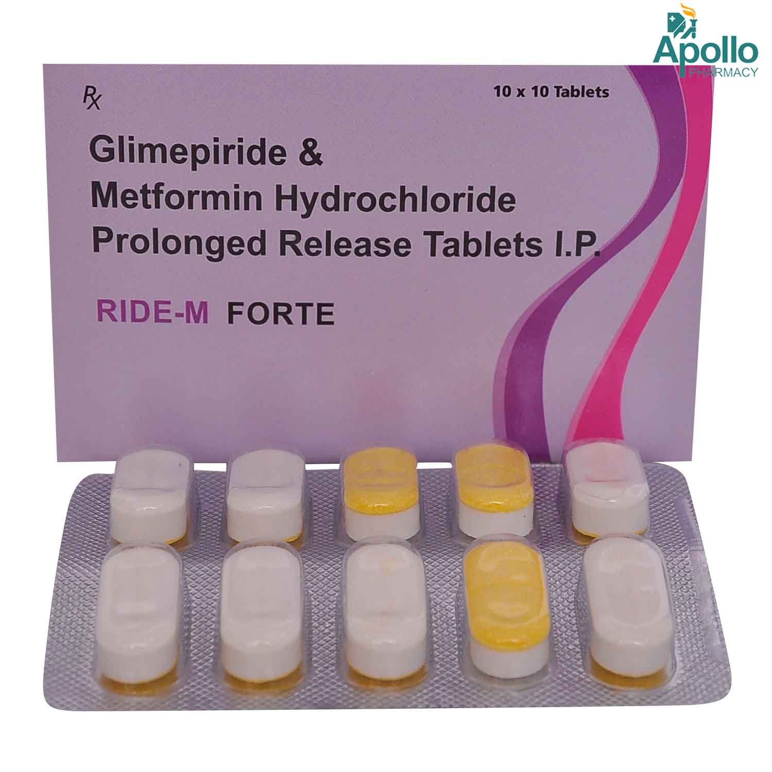 Ride M Forte Tablet 10's, Pack of 10 TabletS Ride M Forte Tablet 10's, Pack of 10 TabletS