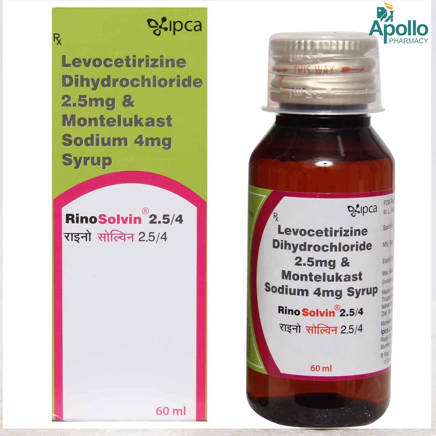 Rinosolvin Syrup 60 ml, Pack of 1 Syrup Rinosolvin Syrup 60 ml, Pack of 1 Syrup