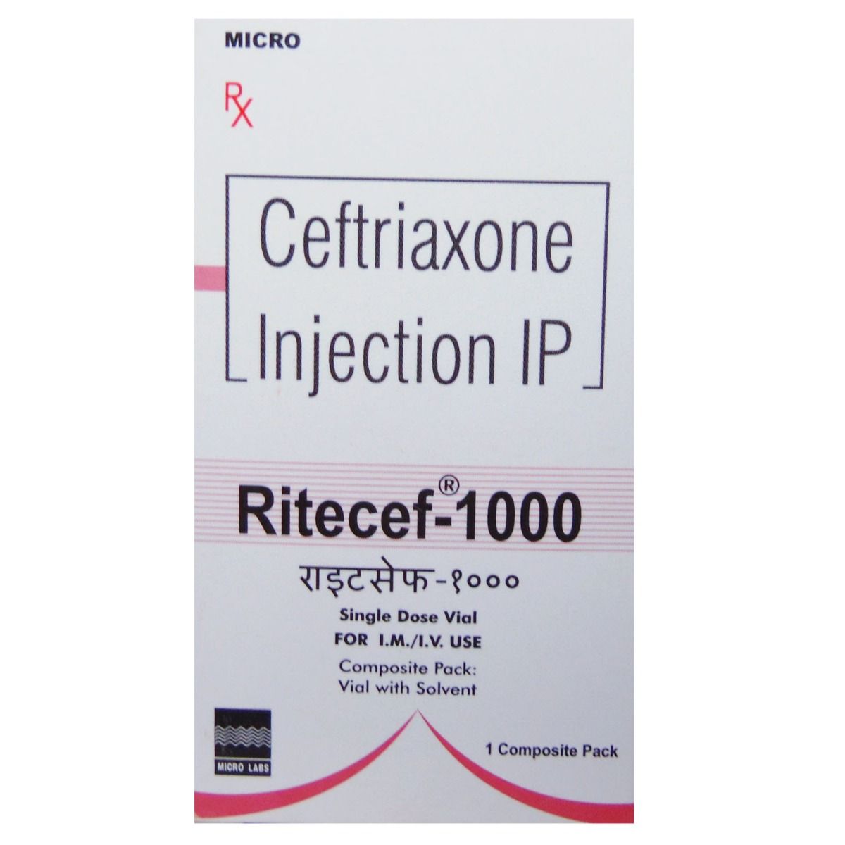 Buy Ritecef 1000mg Injection Online