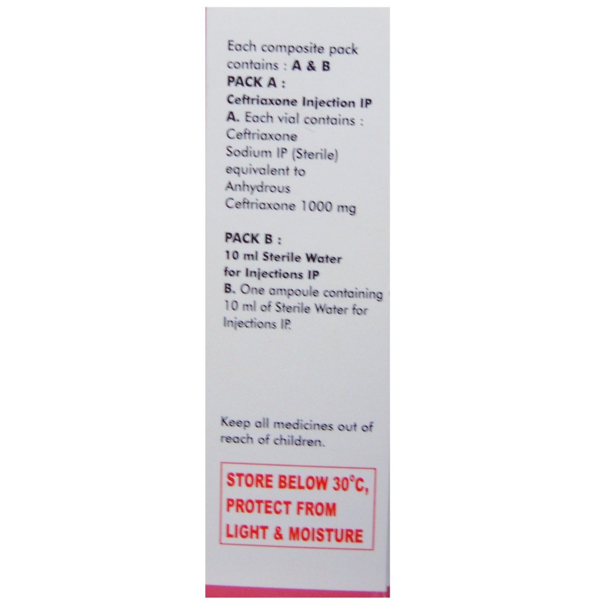Ritecef 1000mg Injection, Pack of 1 INJECTION Ritecef 1000mg Injection, Pack of 1 INJECTION