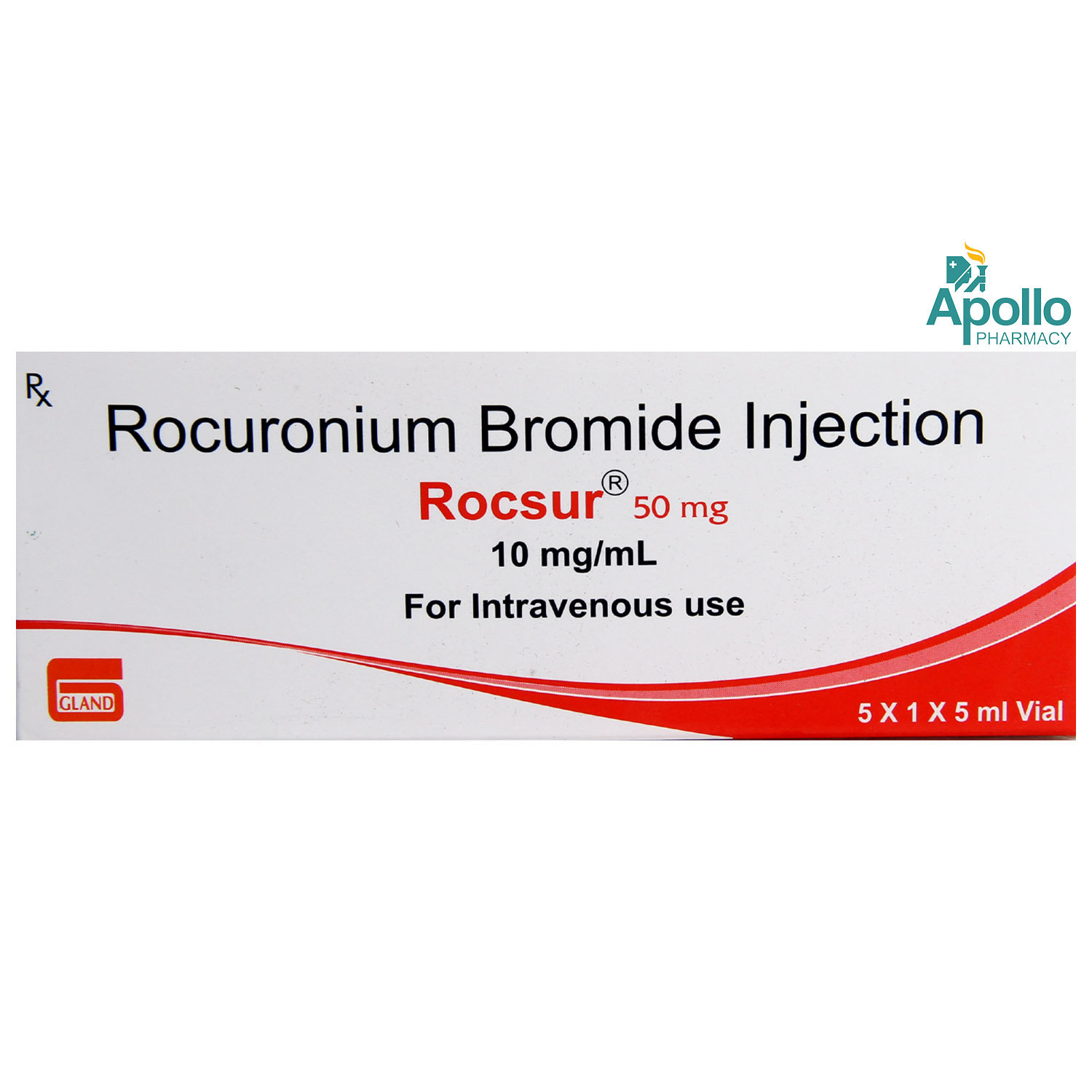 Rocsur 50mg Injection 5ml, Pack of 1 INJECTION Rocsur 50mg Injection 5ml, Pack of 1 INJECTION