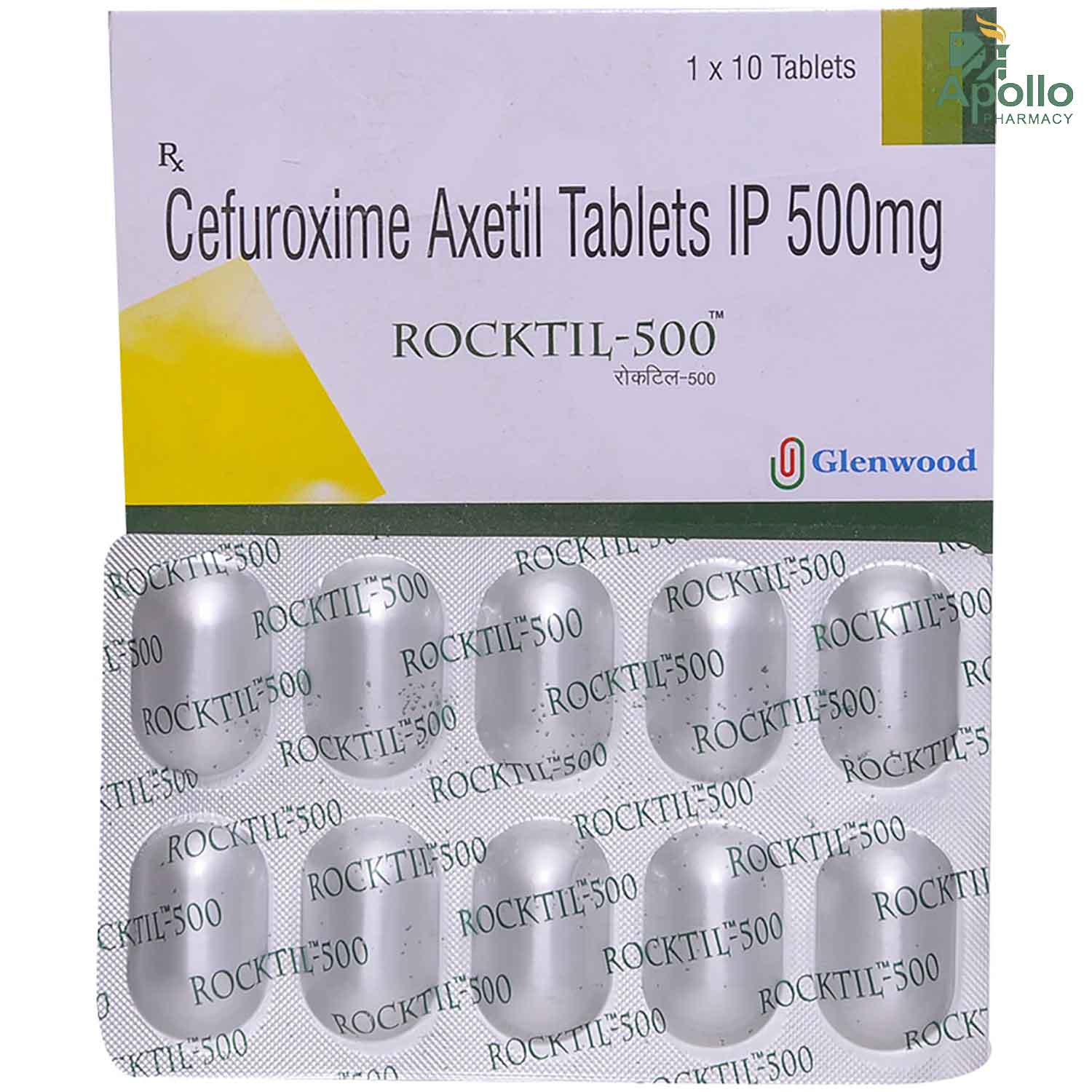 Rocktil-500 Tablet 10's, Pack of 10 TABLETS Rocktil-500 Tablet 10's, Pack of 10 TABLETS