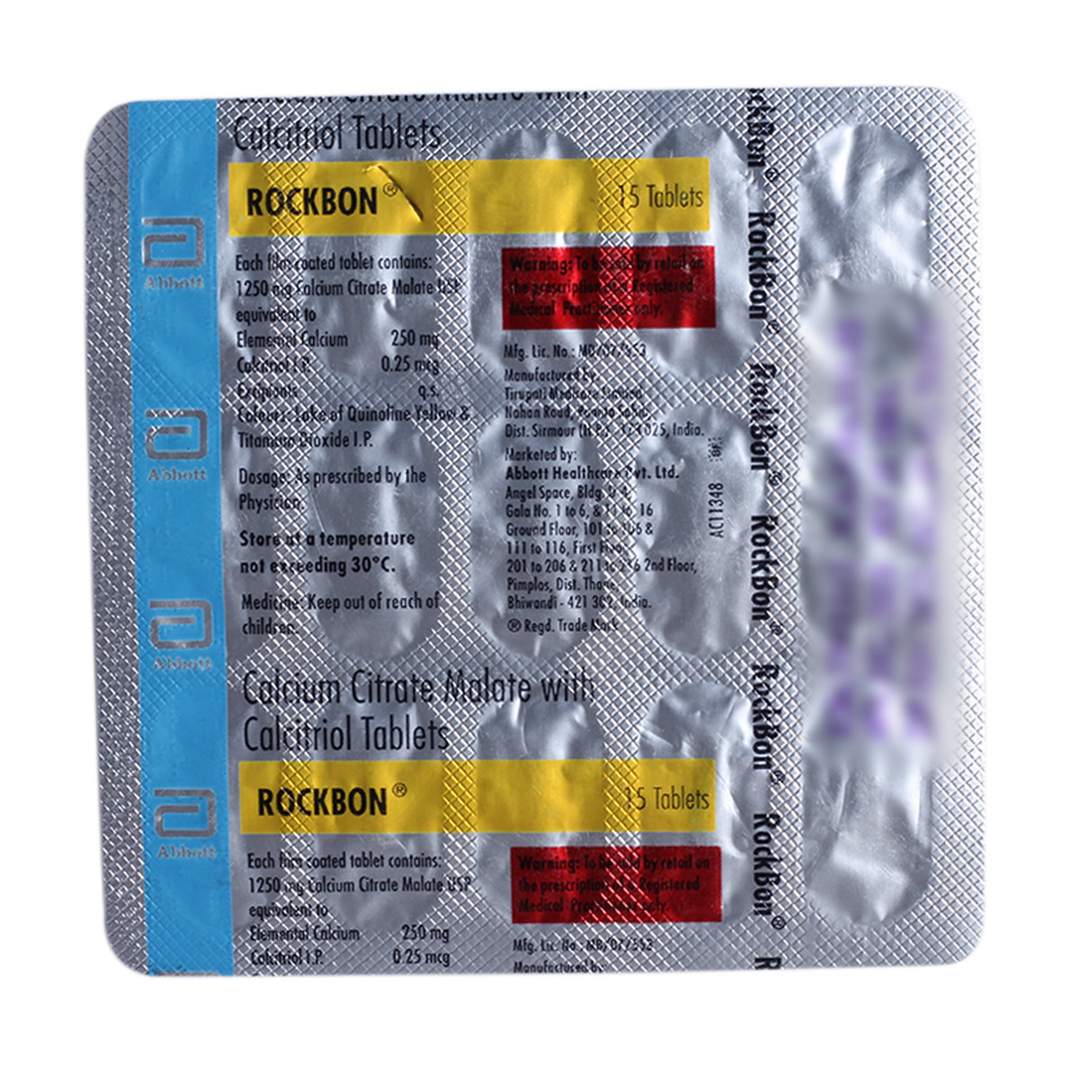 Rockbon Tablet 15's, Pack of 15 TabletS Rockbon Tablet 15's, Pack of 15 TabletS
