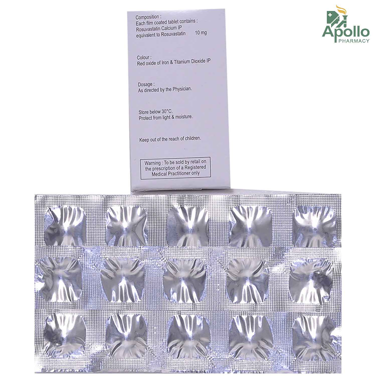 Rosufit 10 Tablet 15's, Pack of 15 TABLETS Rosufit 10 Tablet 15's, Pack of 15 TABLETS