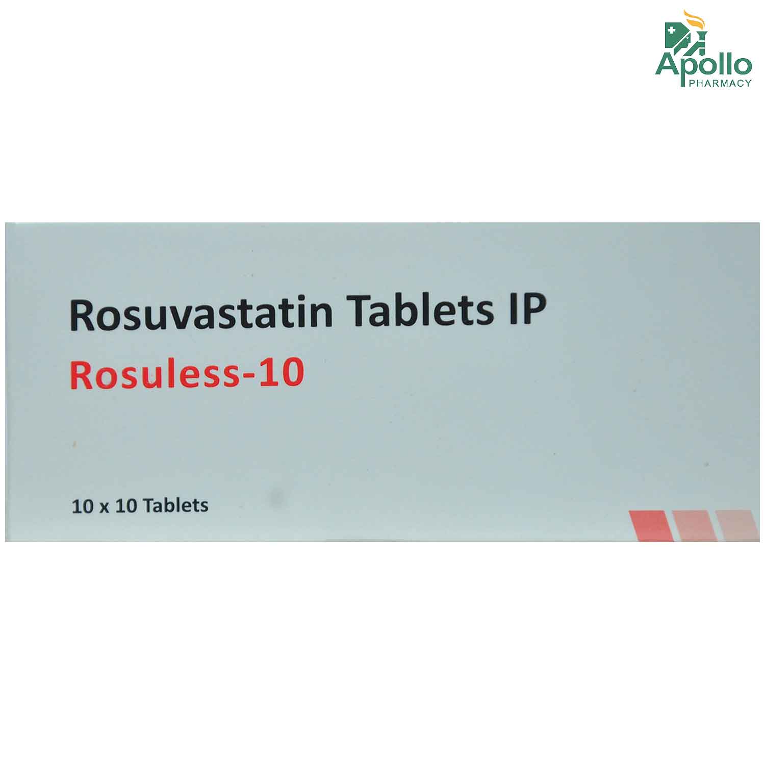 Rosuless 10 Tablet 10's, Pack of 10 TABLETS Rosuless 10 Tablet 10's, Pack of 10 TABLETS