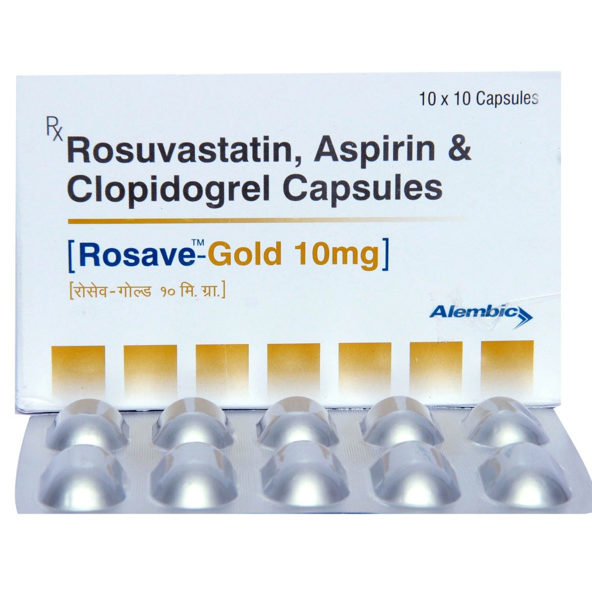 Rosave Gold 10 Capsule 10's, Pack of 10 CAPSULES Rosave Gold 10 Capsule 10's, Pack of 10 CAPSULES