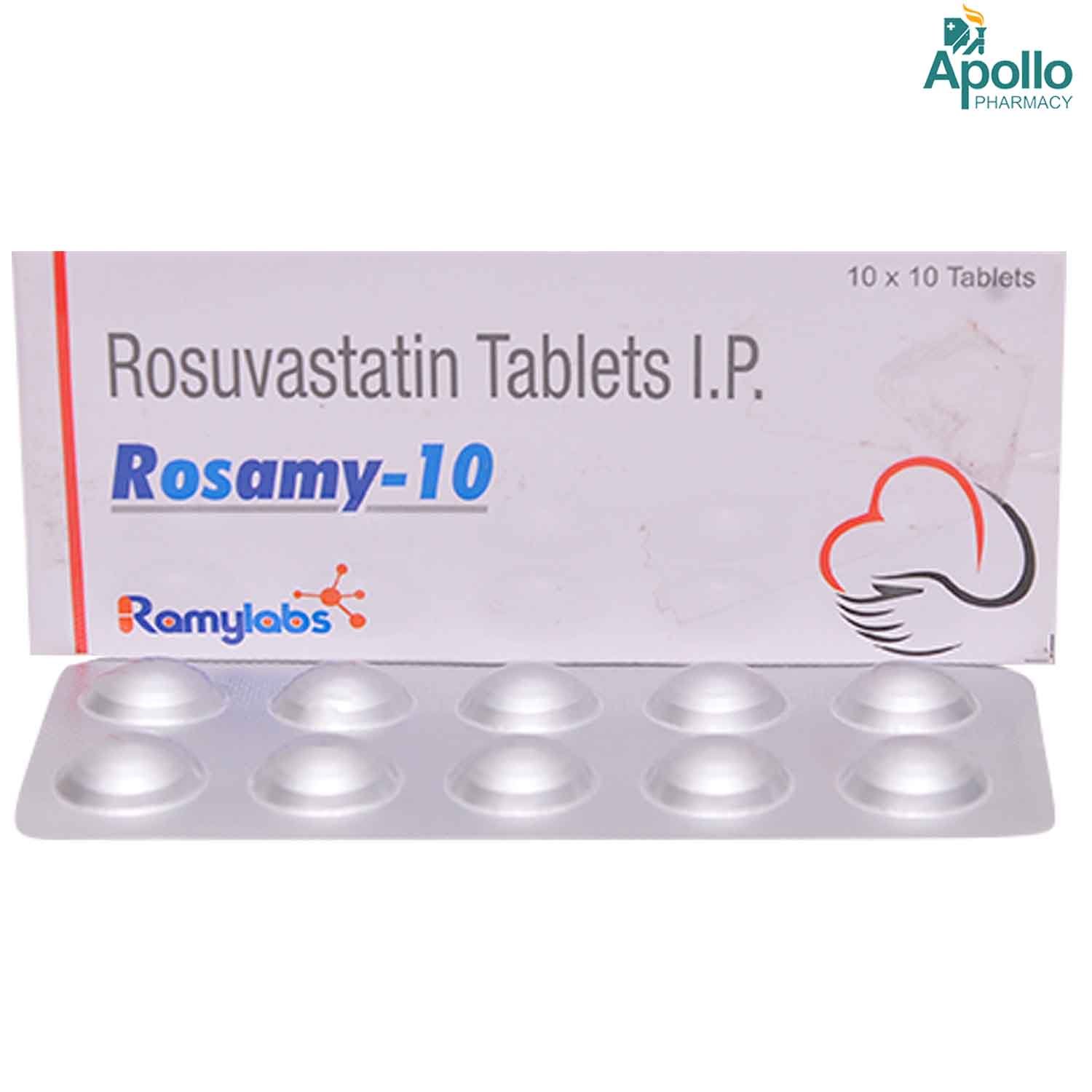 Rosamy-10 Tablet 10's, Pack of 10 TABLETS Rosamy-10 Tablet 10's, Pack of 10 TABLETS