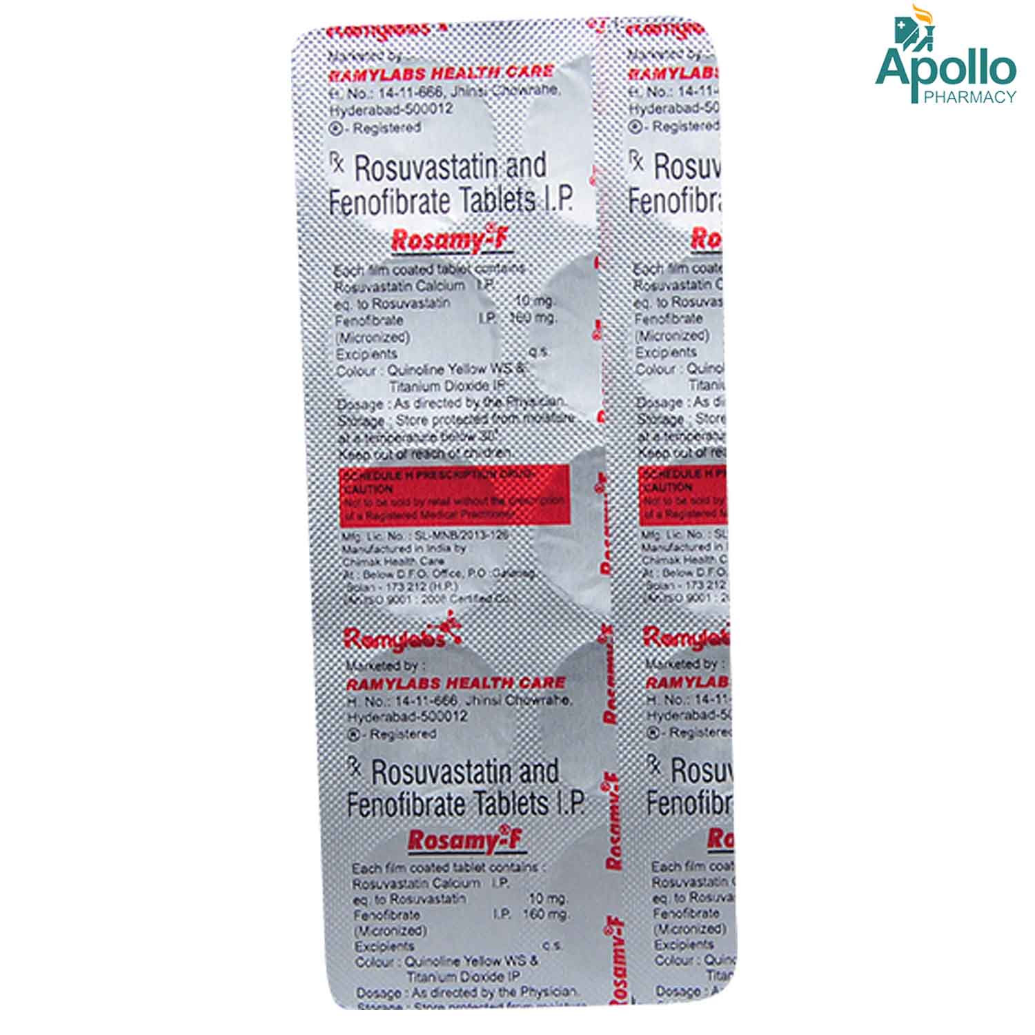 Rosamy-F Tablet 10's, Pack of 10 Rosamy-F Tablet 10's, Pack of 10